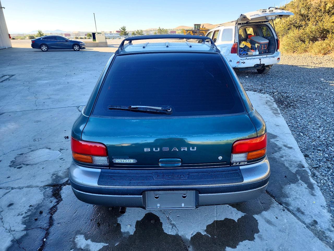 1996 Subaru Impreza Outback Green vin: JF1GF4850TH817307