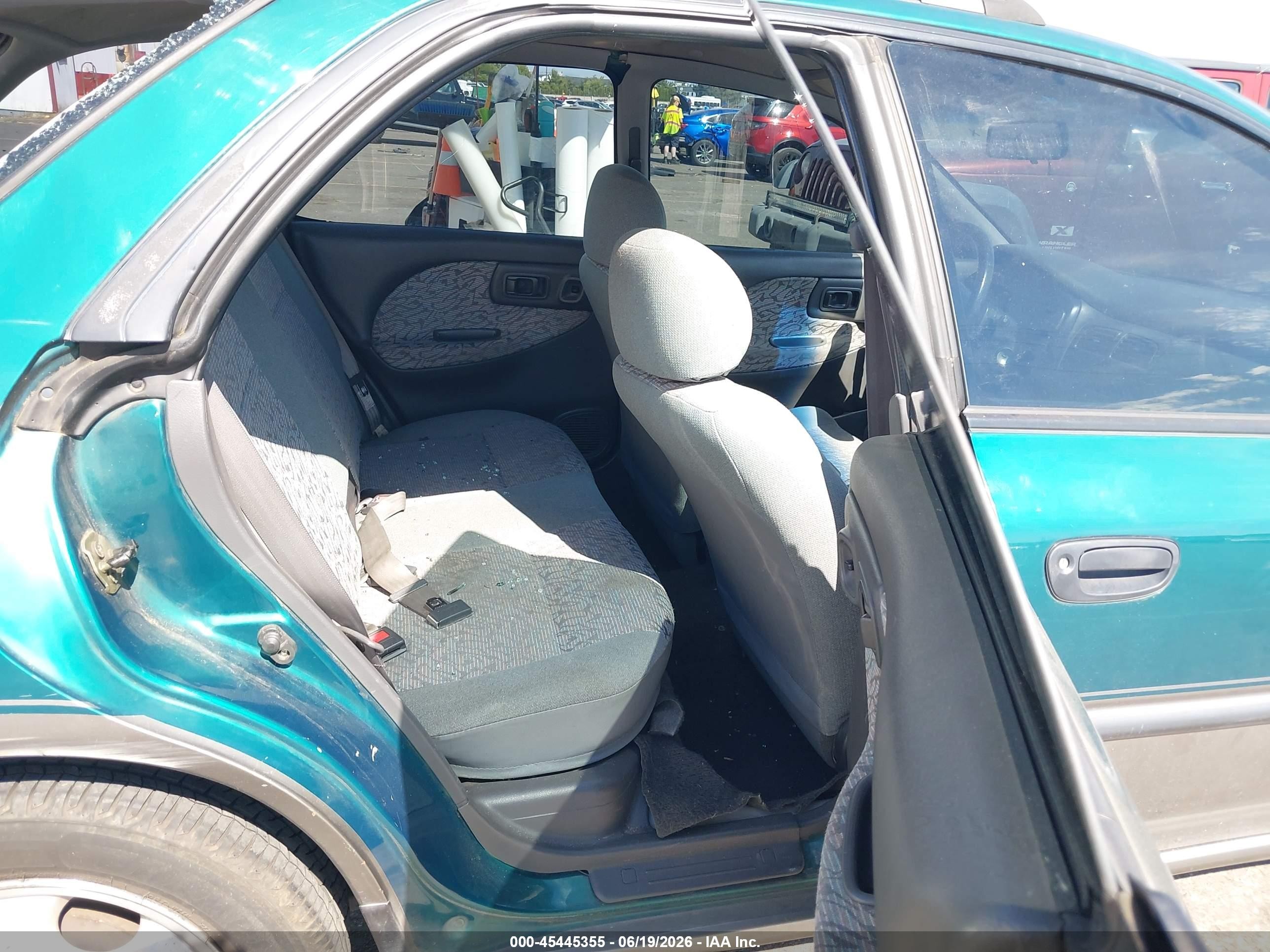 1997 Subaru Impreza Outback Sport Green vin: JF1GF4850VH805872