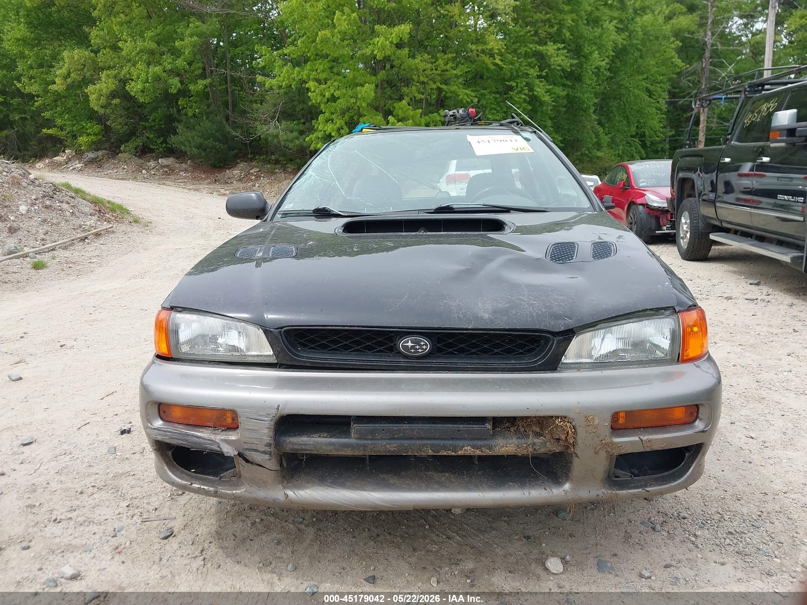 1998 Subaru Impreza Outback Sport Black vin: JF1GF4850WG806821