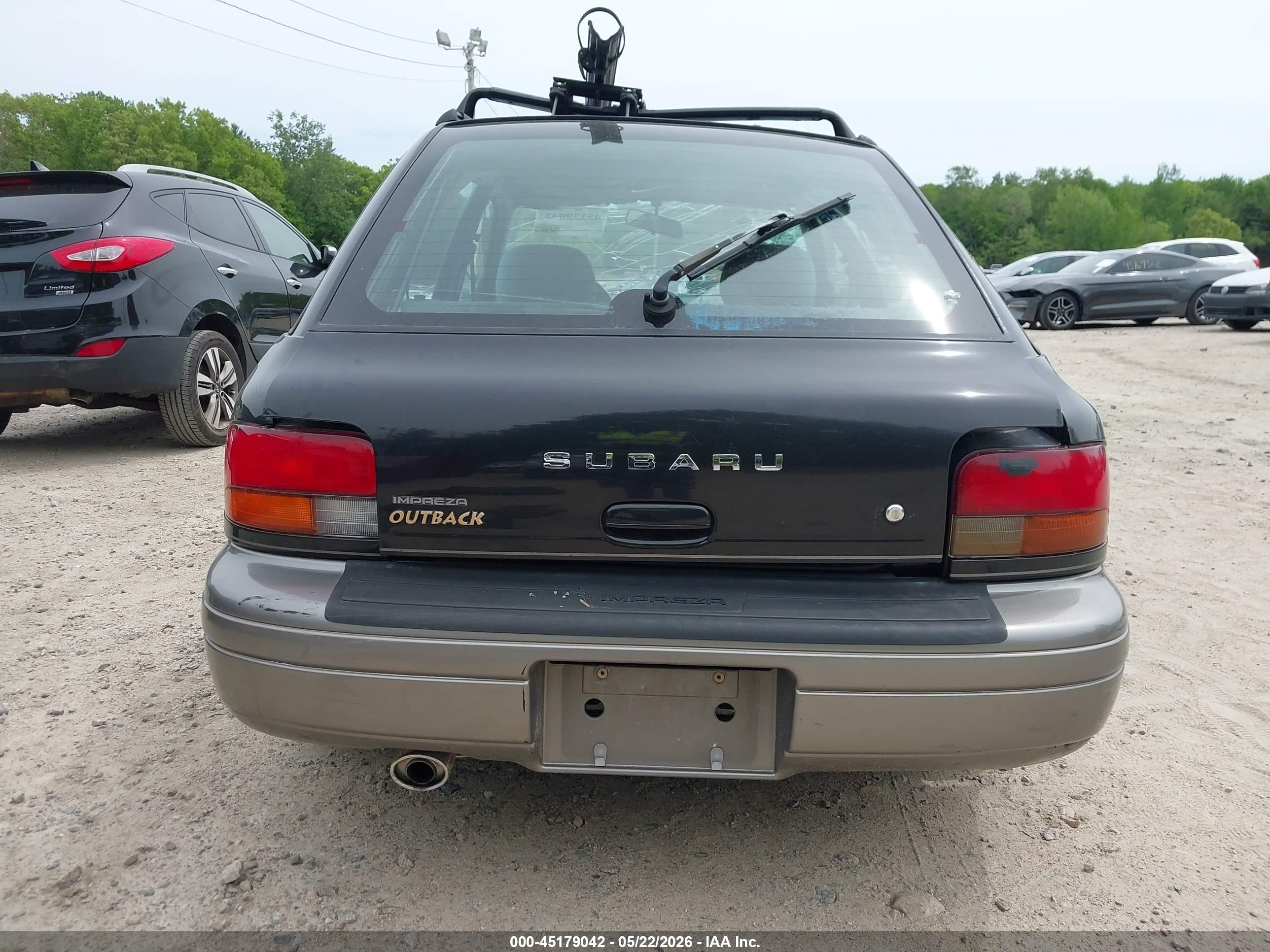 1998 Subaru Impreza Outback Sport Black vin: JF1GF4850WG806821