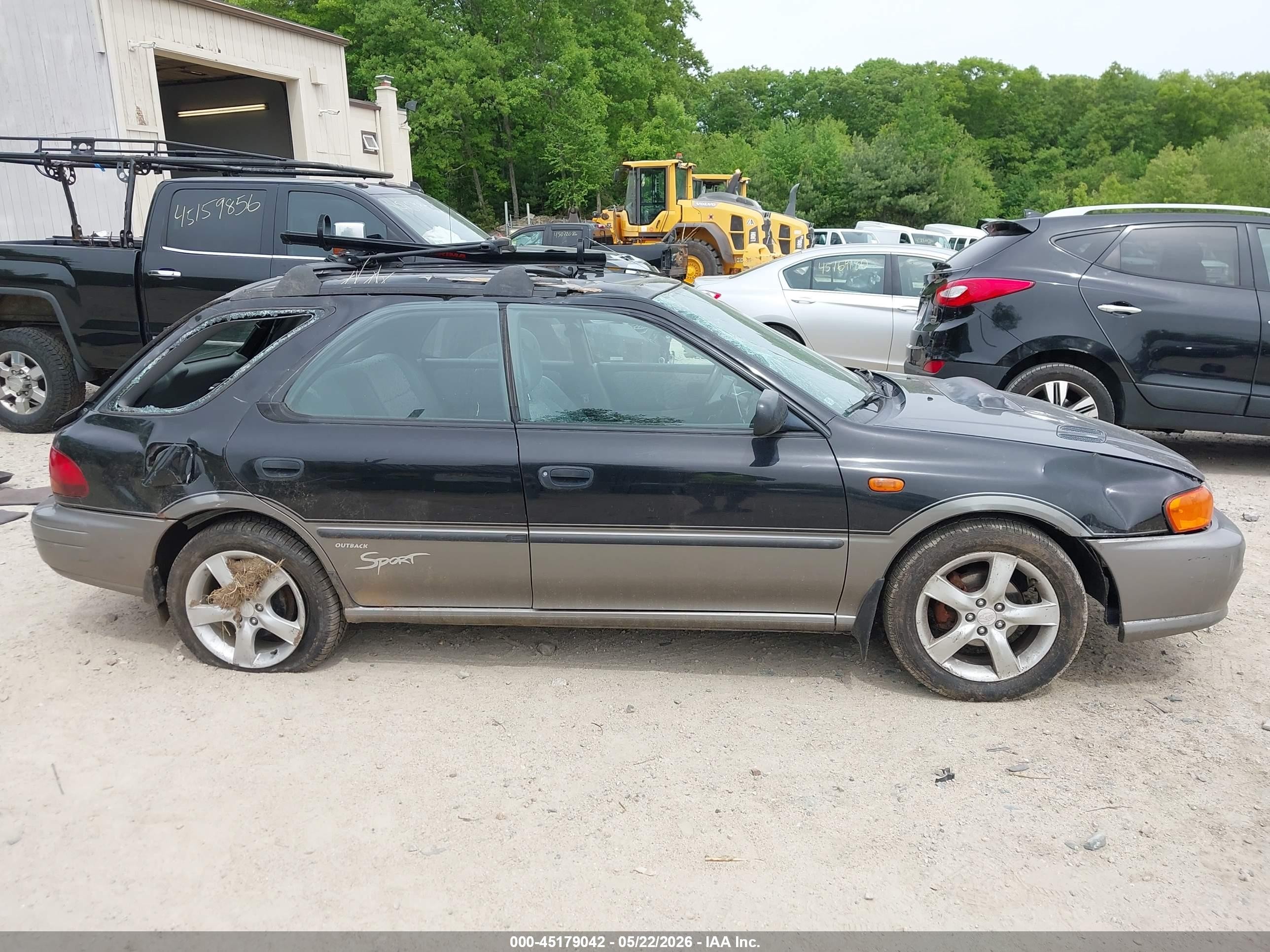 1998 Subaru Impreza Outback Sport Black vin: JF1GF4850WG806821