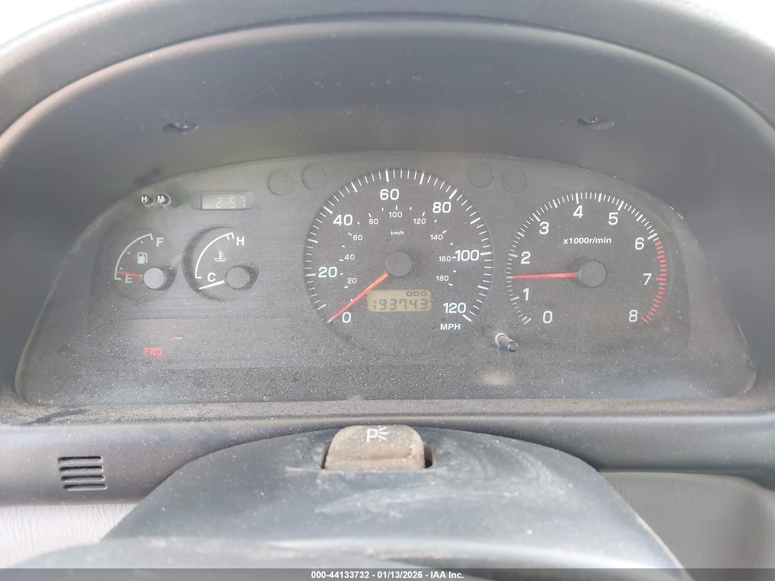 1998 Subaru Impreza Outback Sport White vin: JF1GF4850WH806943
