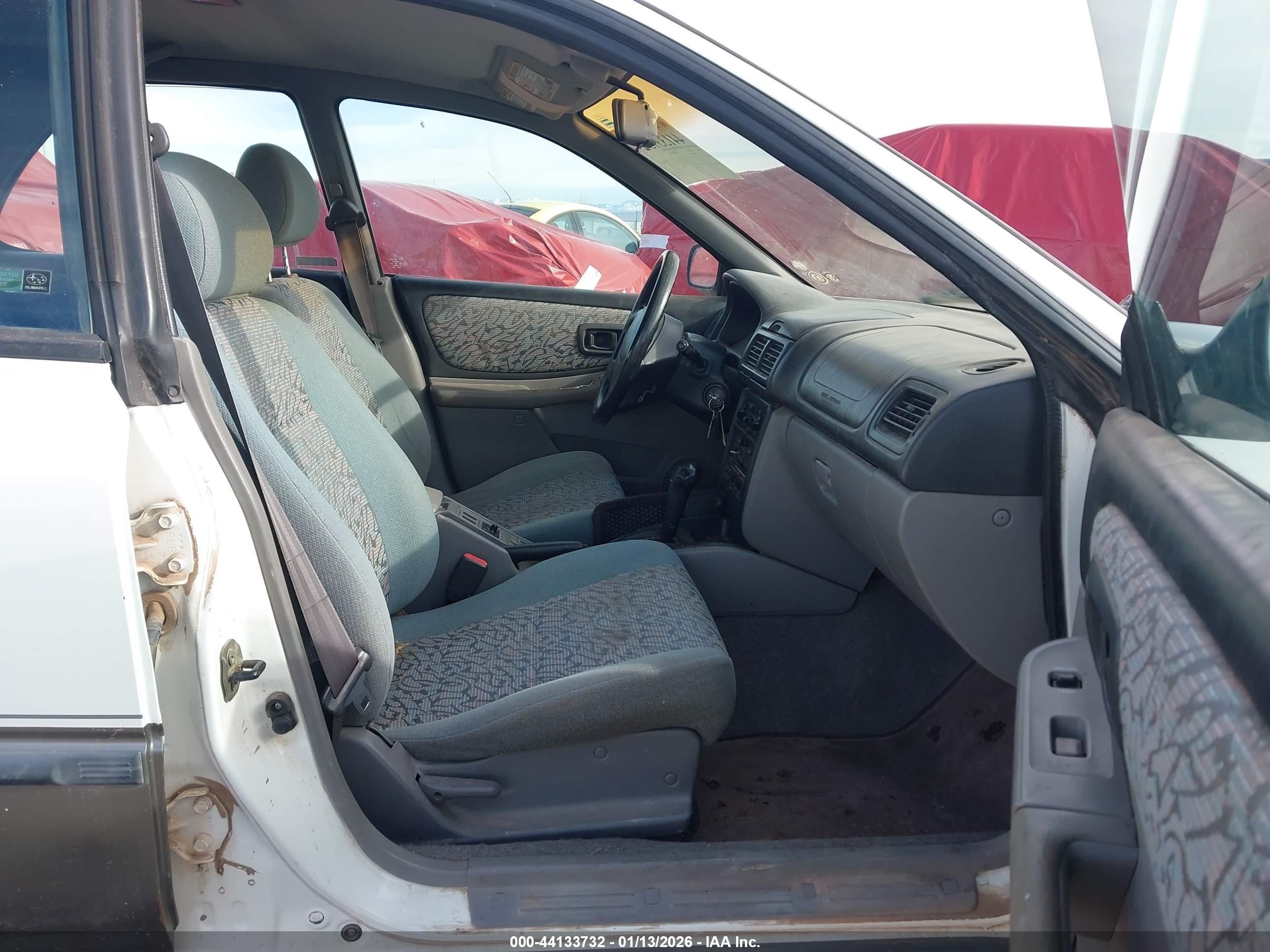 1998 Subaru Impreza Outback Sport White vin: JF1GF4850WH806943