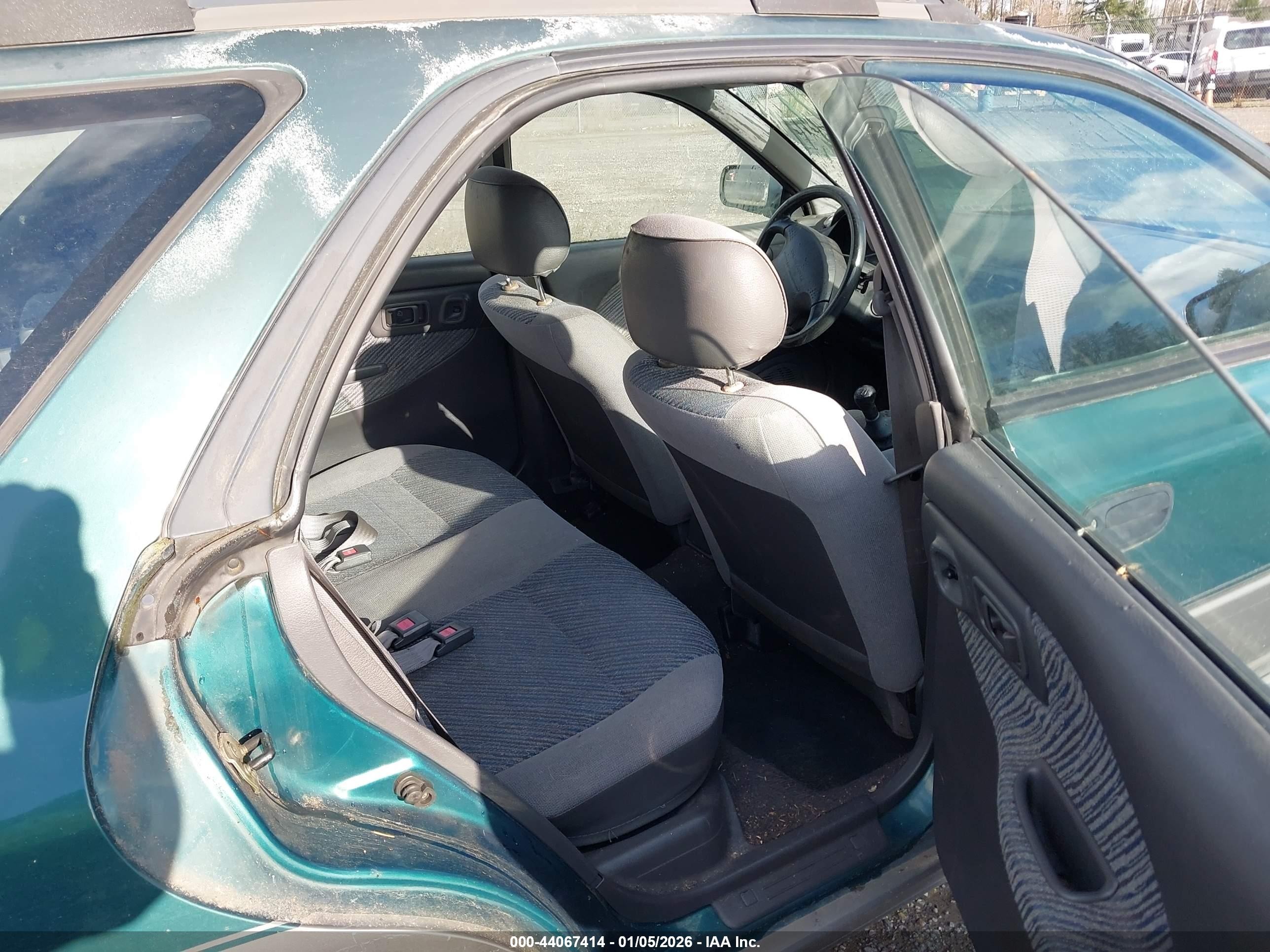 1996 Subaru Impreza Outback Green vin: JF1GF4851TG817189