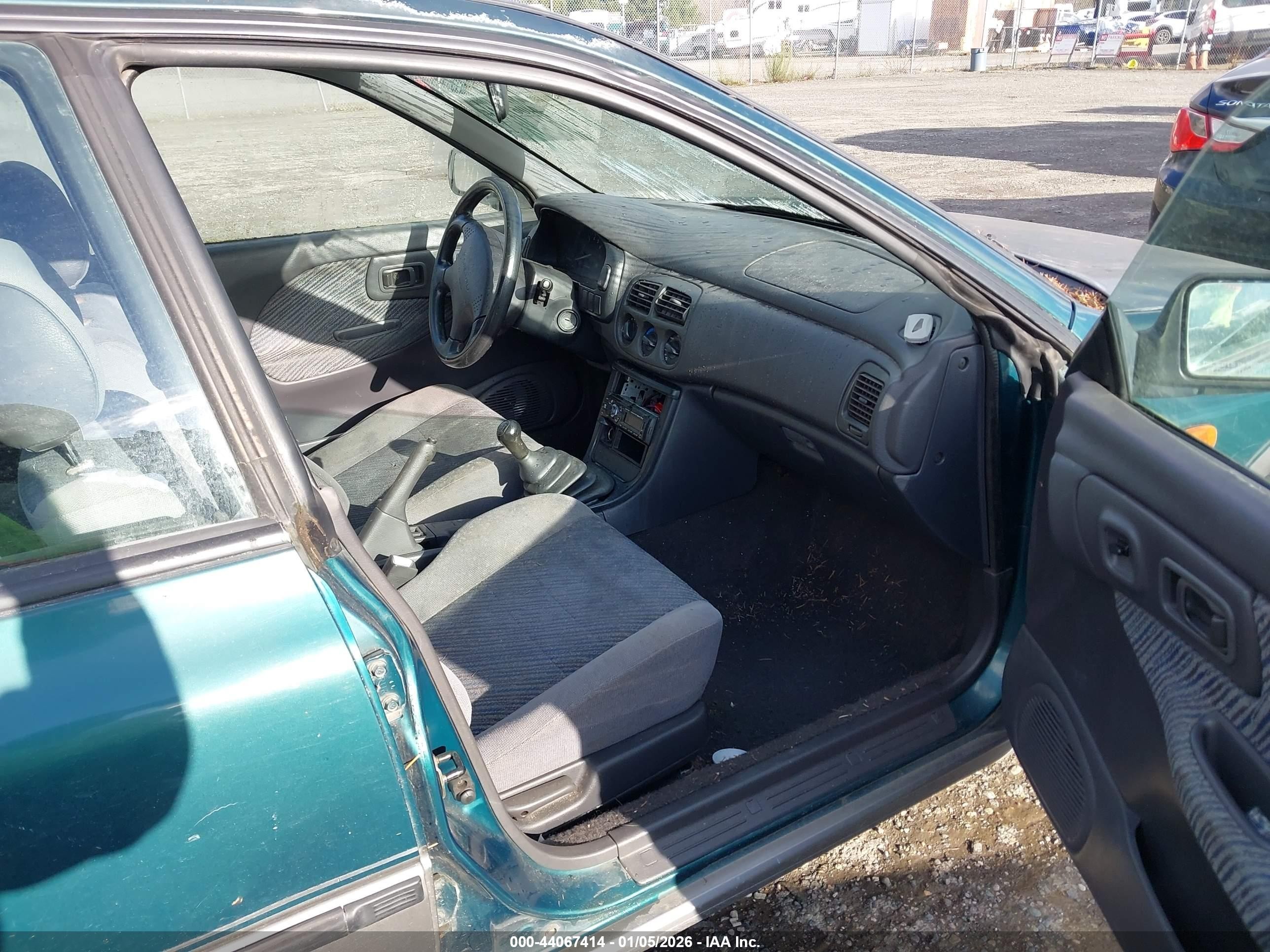 1996 Subaru Impreza Outback Green vin: JF1GF4851TG817189