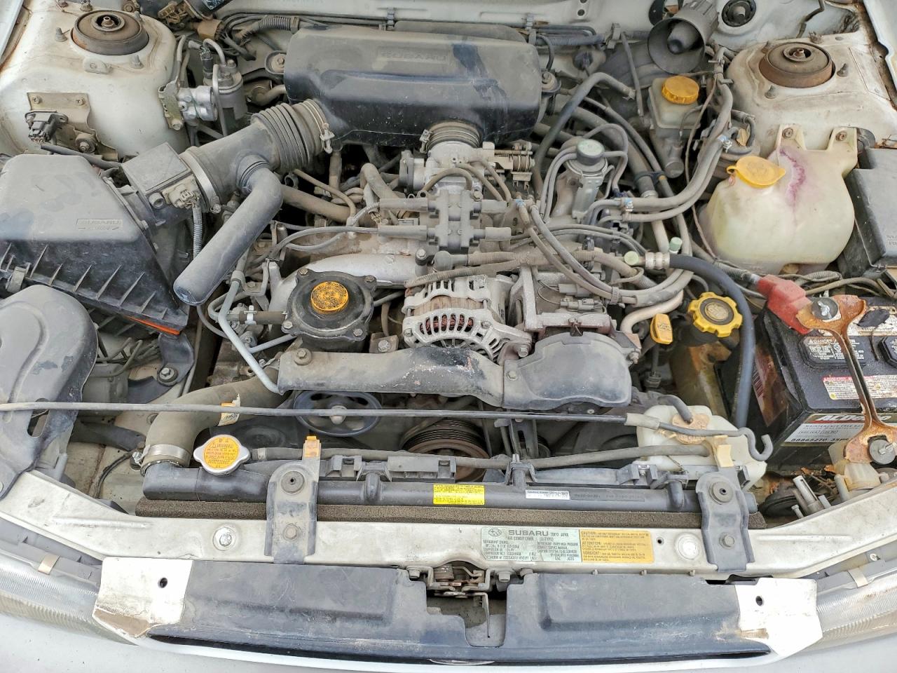 1998 Subaru Impreza Outback White vin: JF1GF4851WH813478