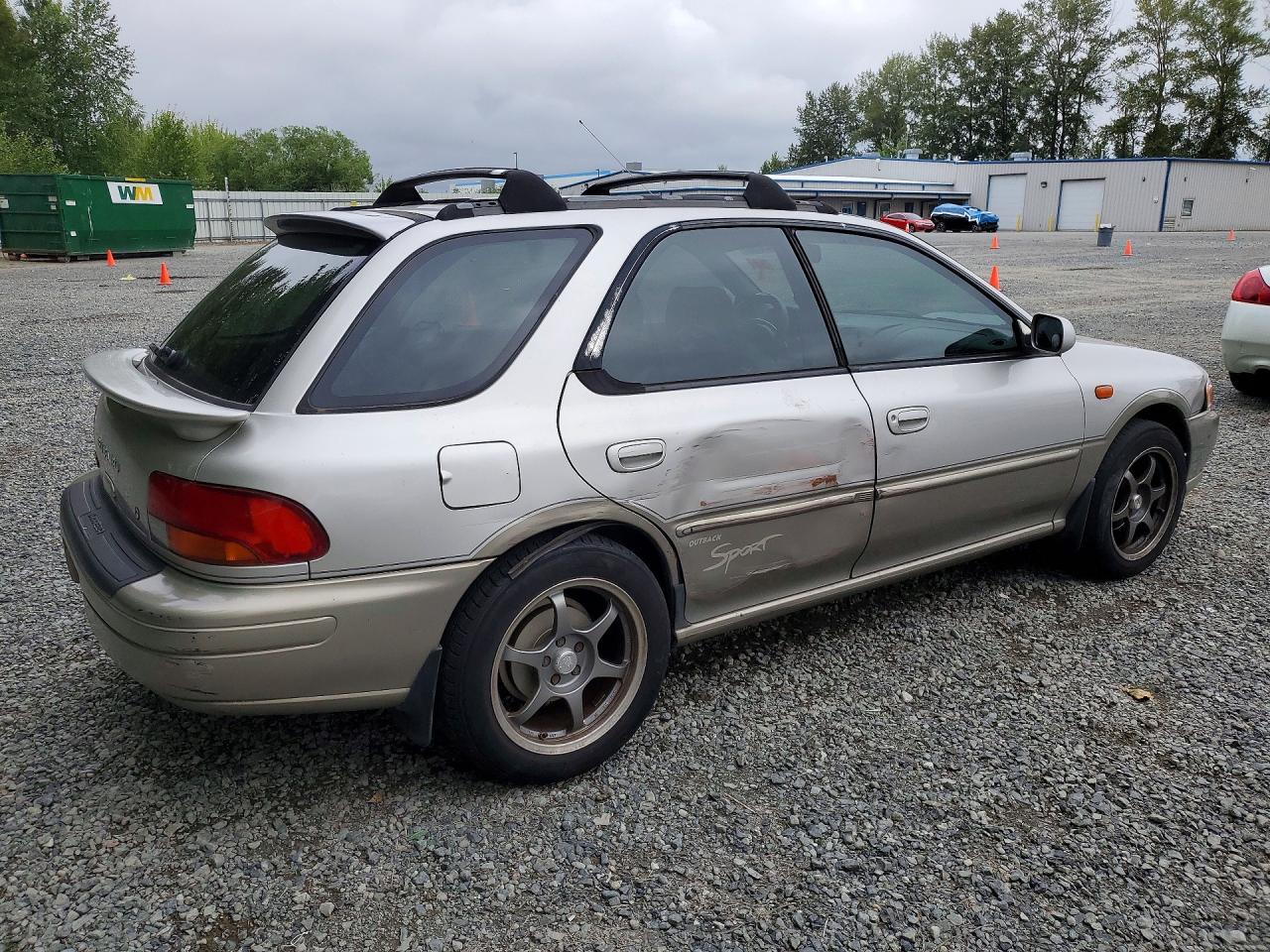 2000 Subaru Impreza Outback Sport Silver vin: JF1GF4851YH806680