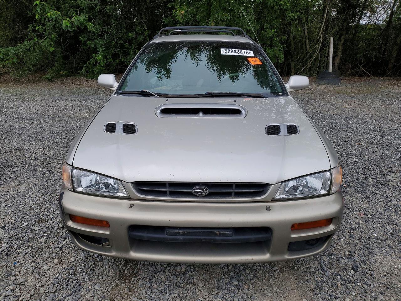 2000 Subaru Impreza Outback Sport Silver vin: JF1GF4851YH806680