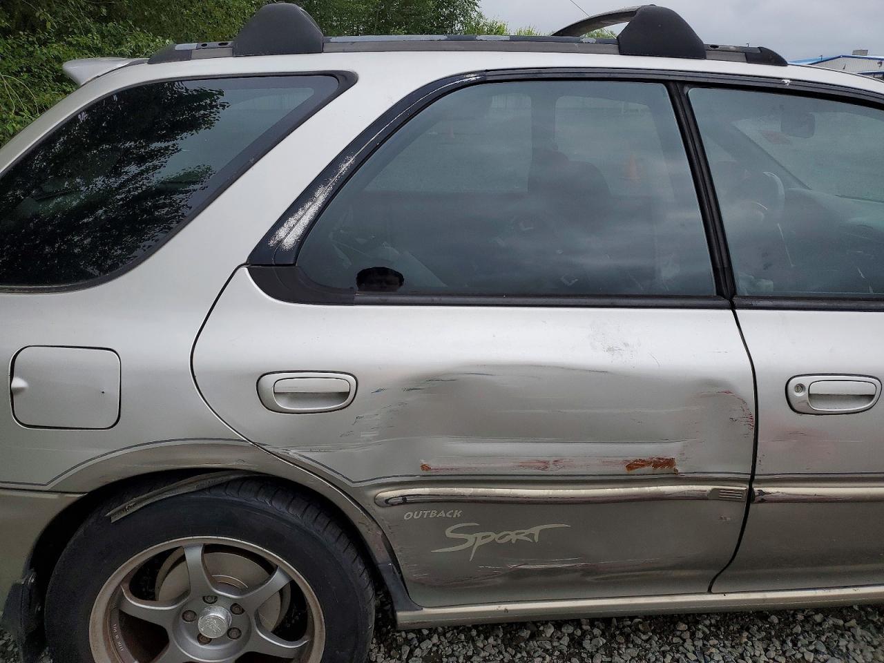 2000 Subaru Impreza Outback Sport Silver vin: JF1GF4851YH806680