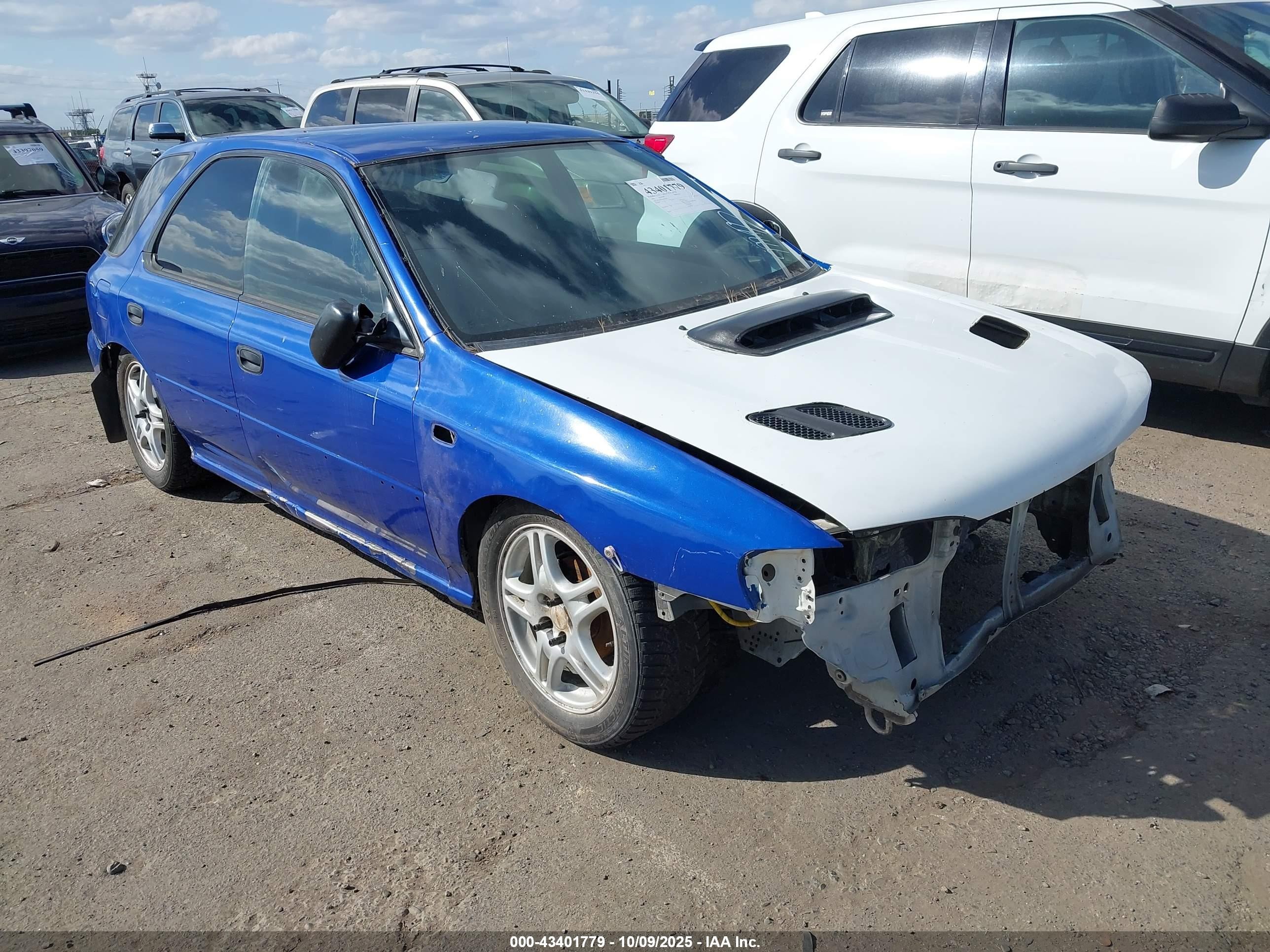1998 Subaru Impreza Outback Sport Blue vin: JF1GF4853WH812834