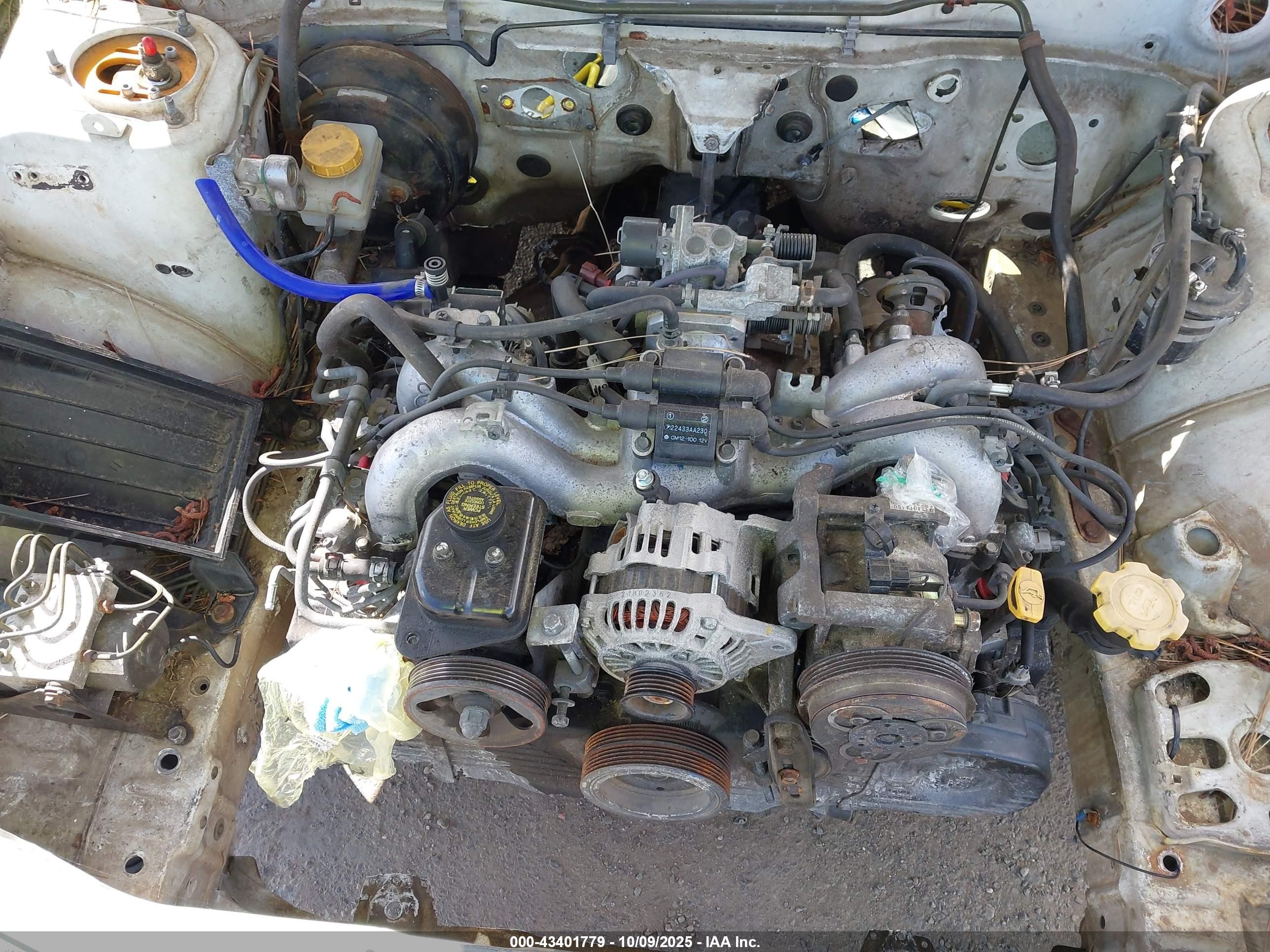 1998 Subaru Impreza Outback Sport Blue vin: JF1GF4853WH812834