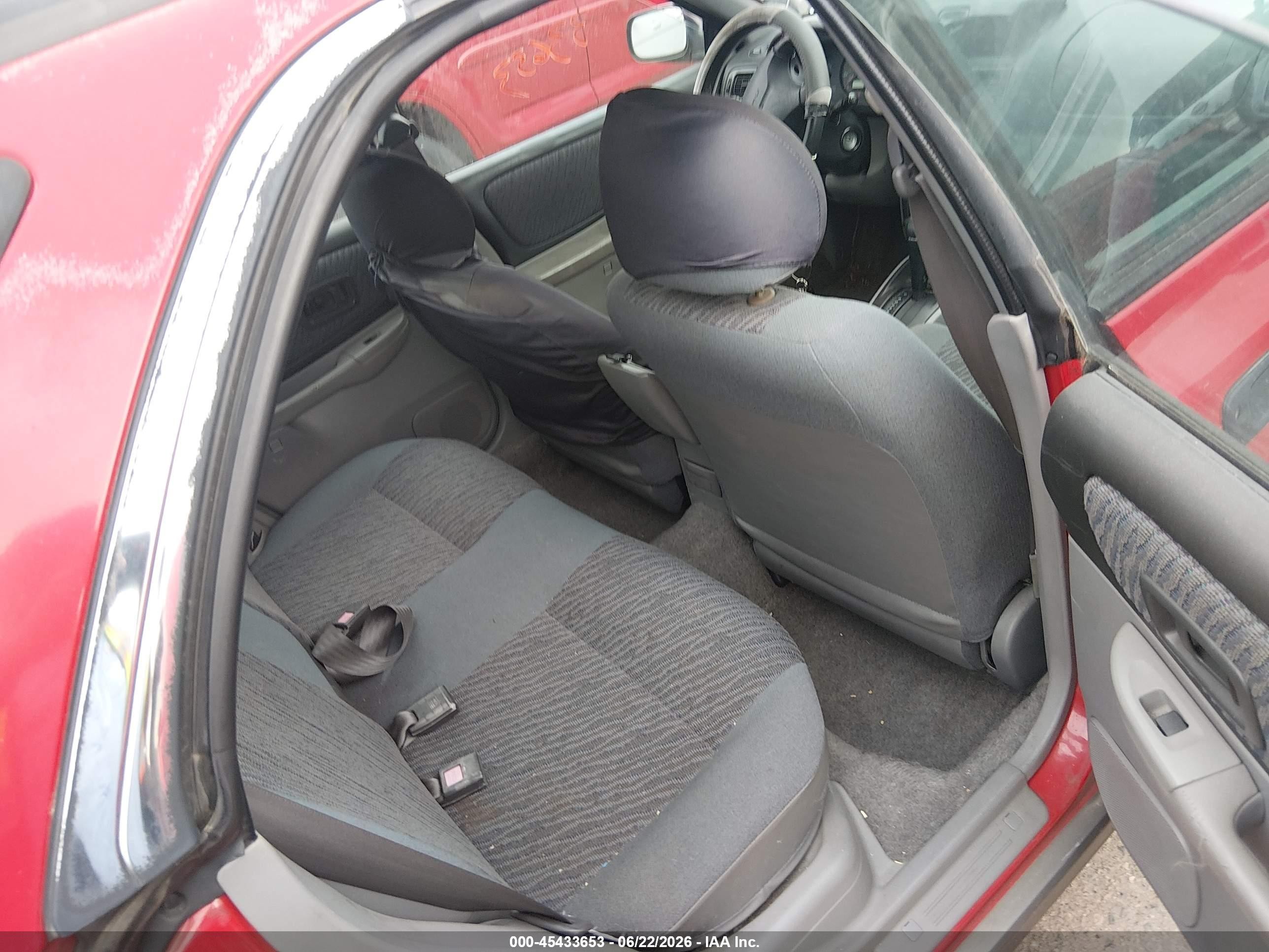 1999 Subaru Impreza Outback Sport Red vin: JF1GF4853XH800507