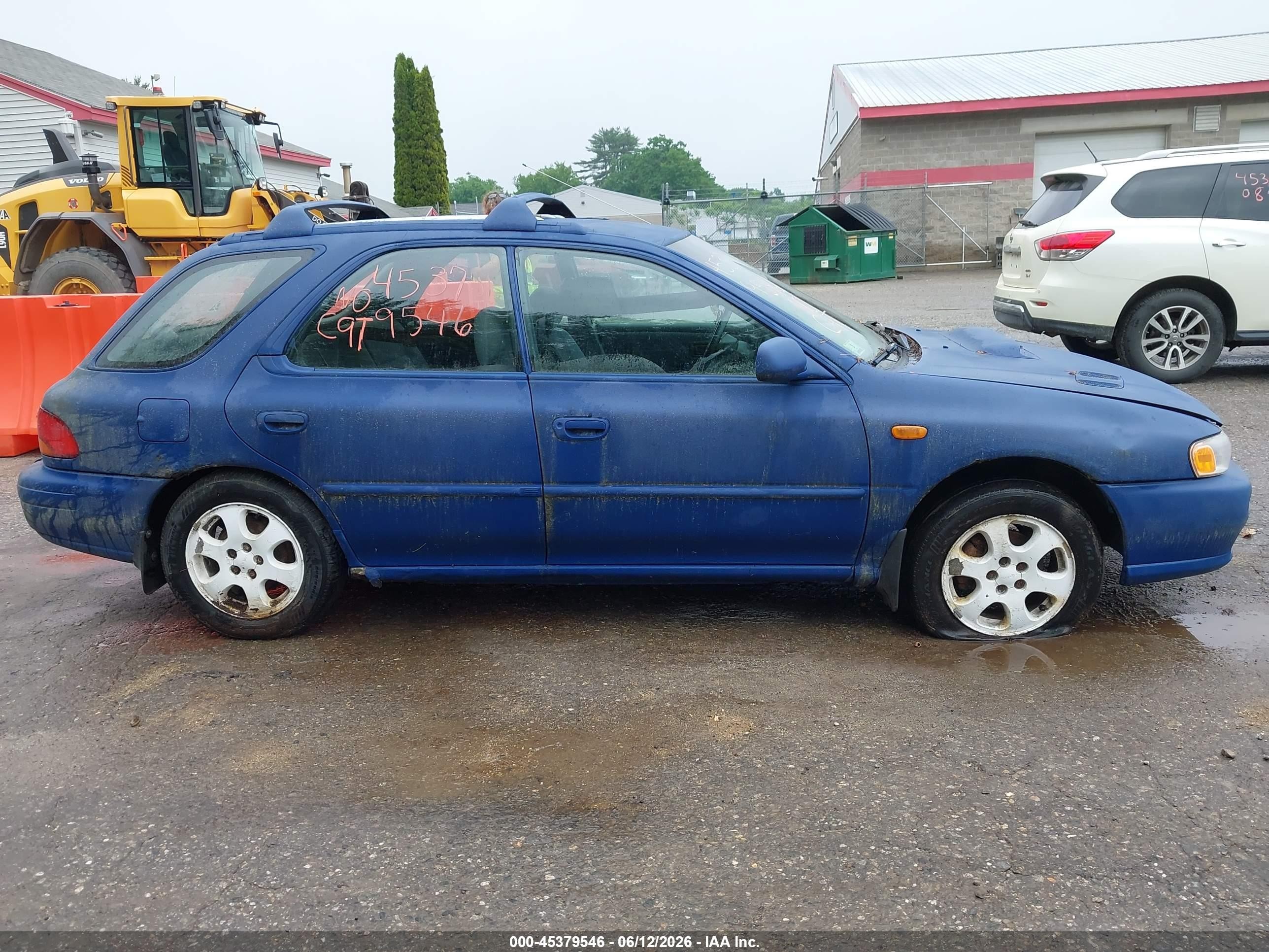 1999 Subaru Impreza Outback Sport Blue vin: JF1GF4853XH803505