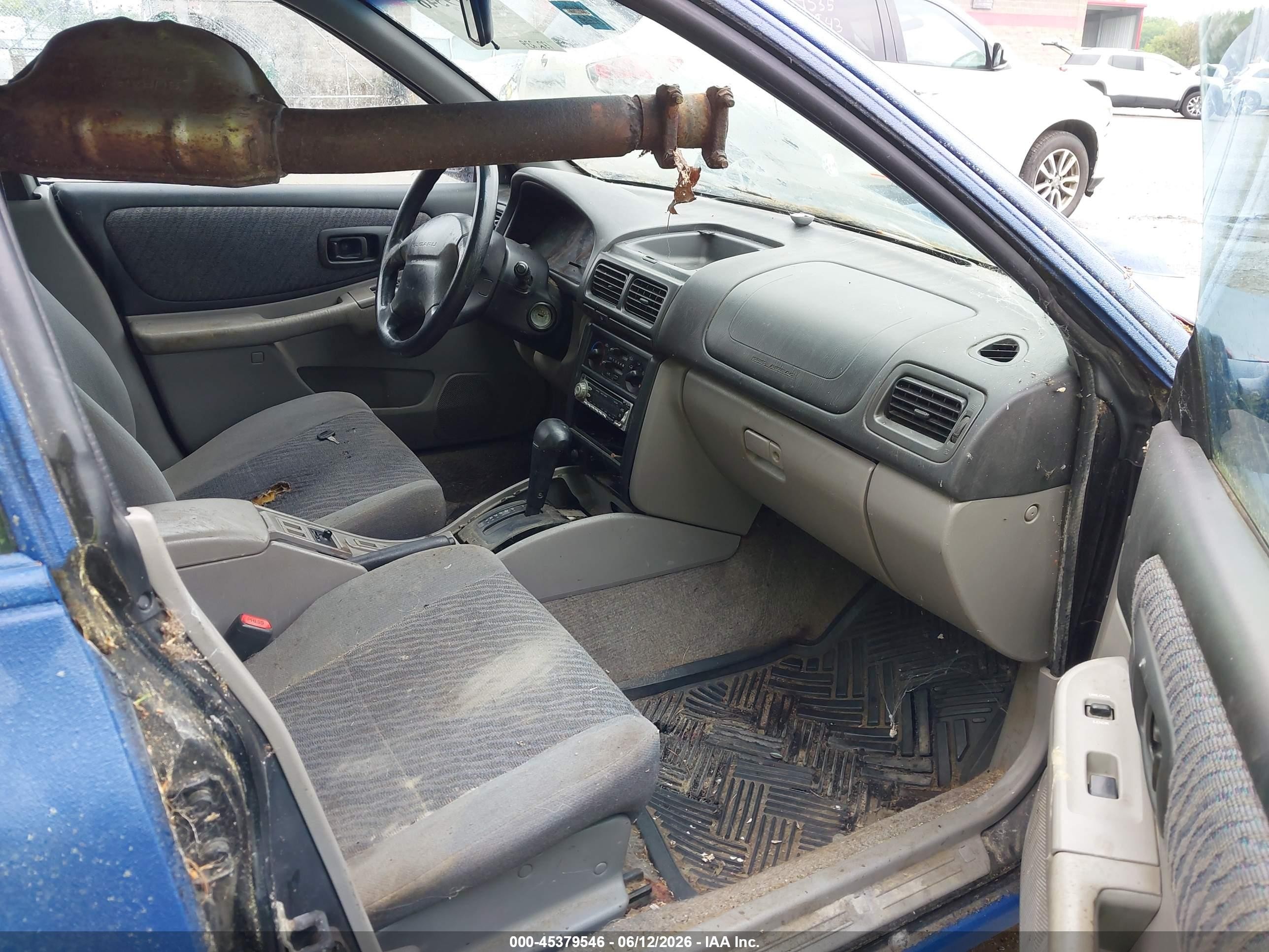1999 Subaru Impreza Outback Sport Blue vin: JF1GF4853XH803505