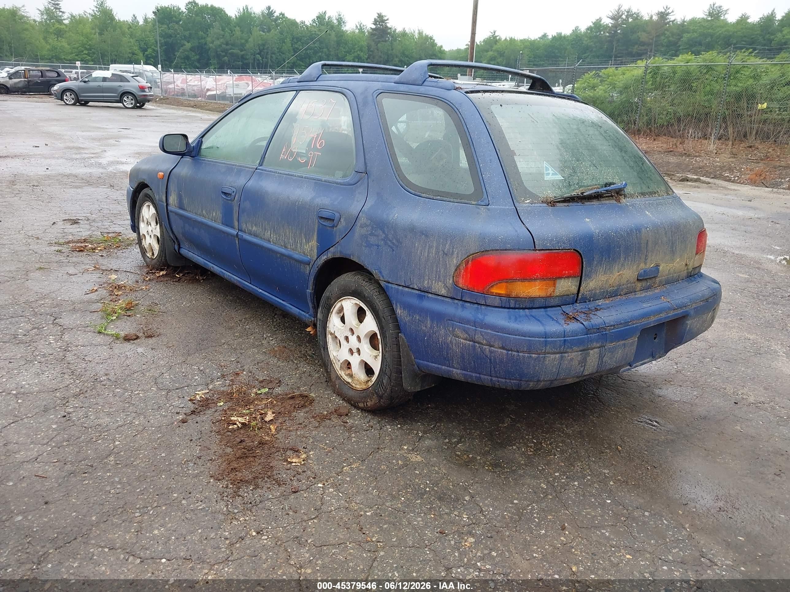 1999 Subaru Impreza Outback Sport Blue vin: JF1GF4853XH803505