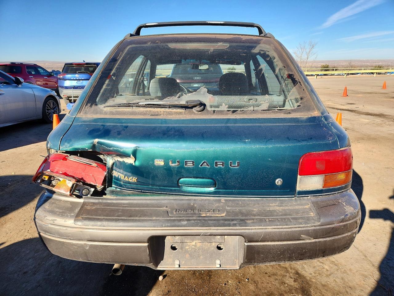 1999 Subaru Impreza Outback Sport Зеленый vin: JF1GF4853XH807781