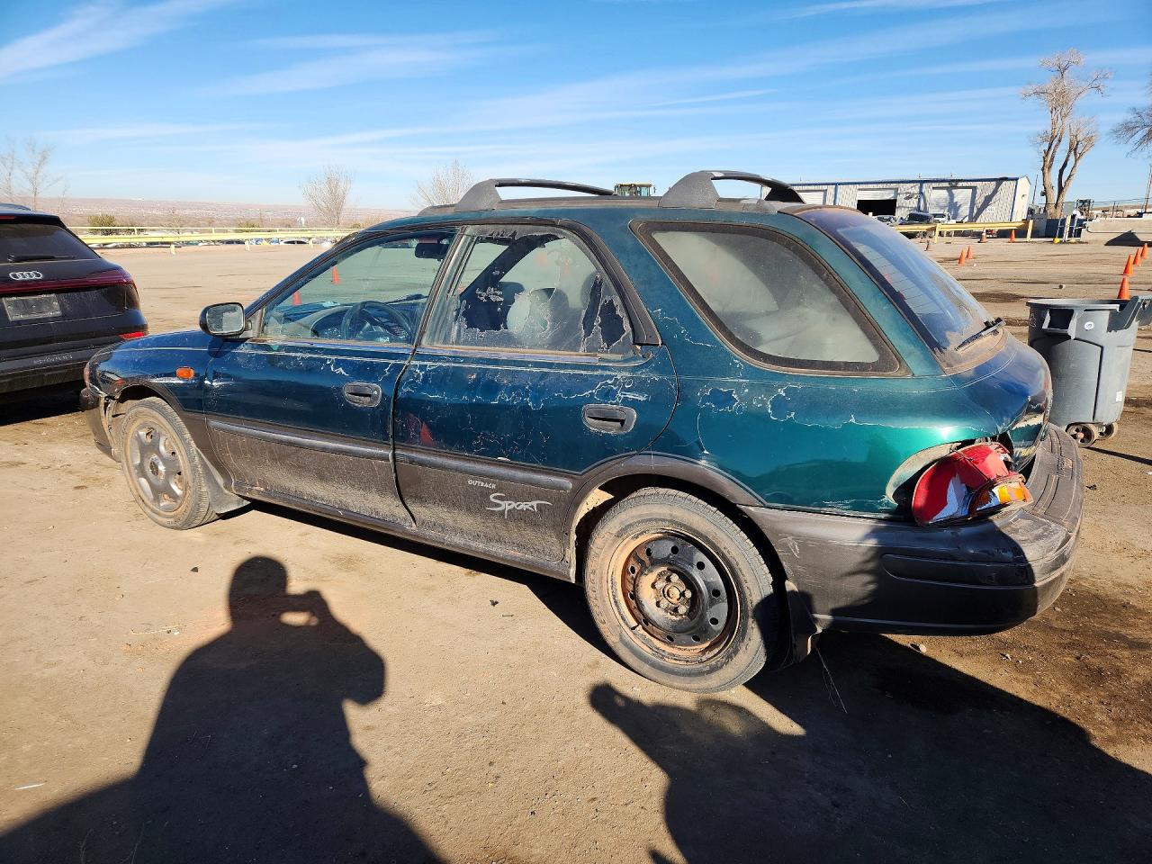 1999 Subaru Impreza Outback Sport Зеленый vin: JF1GF4853XH807781