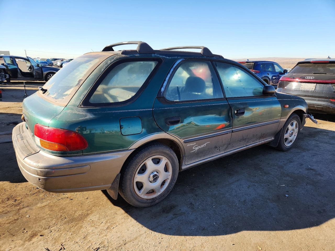 1999 Subaru Impreza Outback Sport Зеленый vin: JF1GF4853XH807781