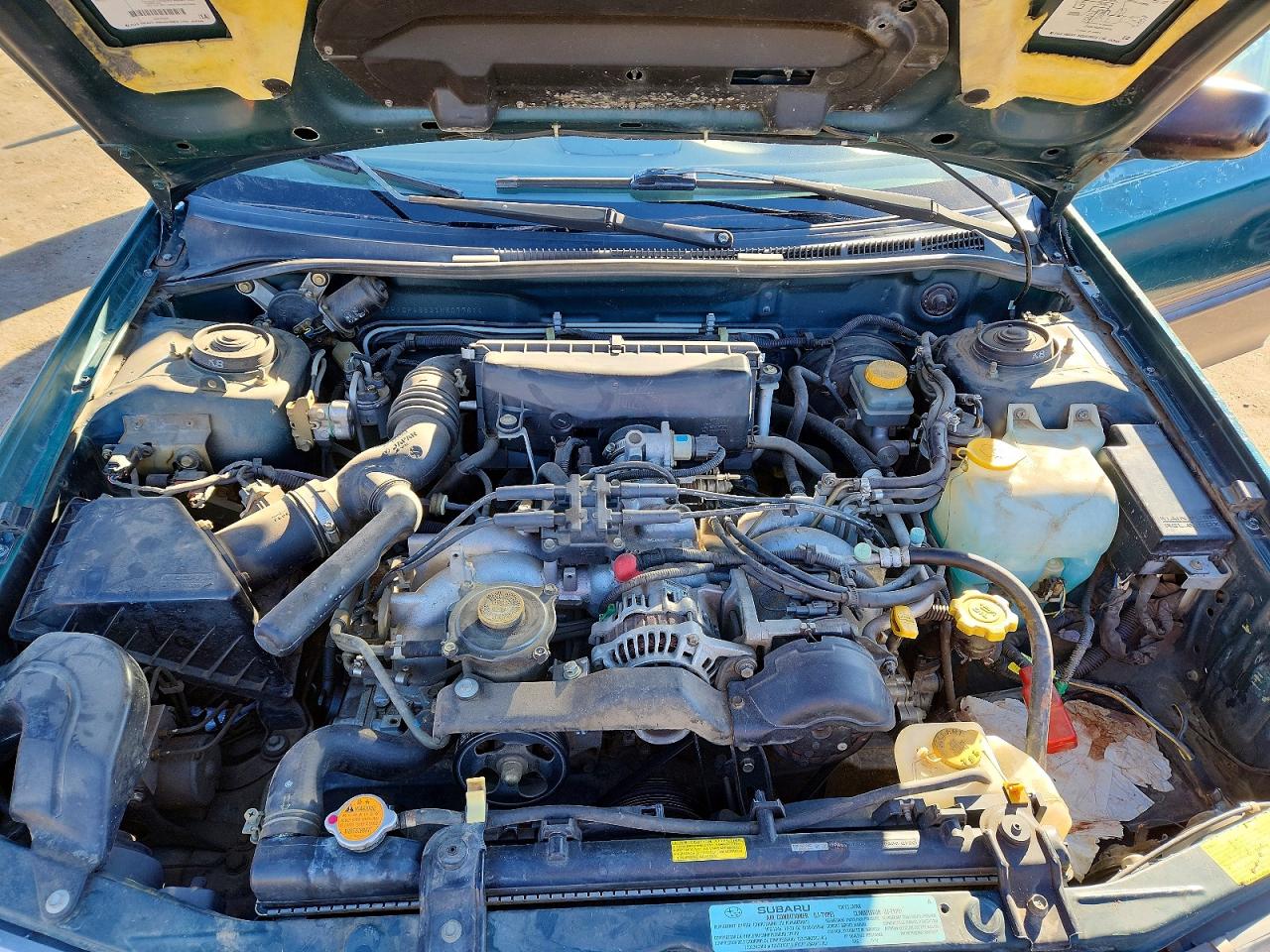 1999 Subaru Impreza Outback Sport Зеленый vin: JF1GF4853XH807781
