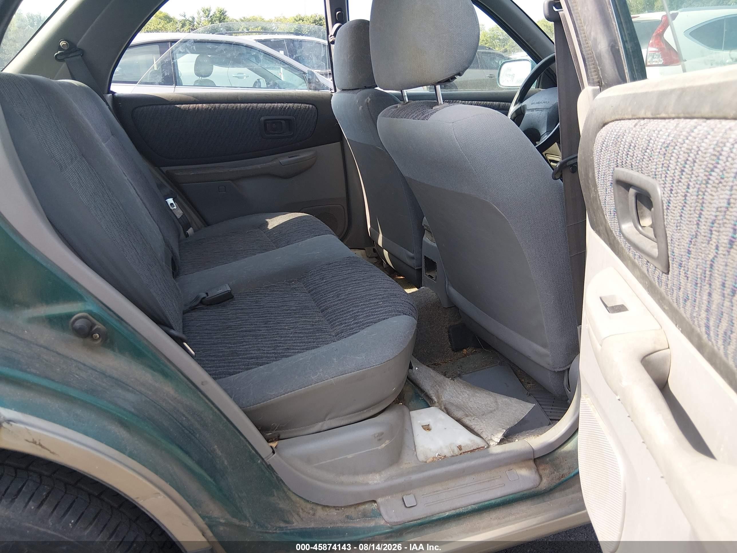 2001 Subaru Impreza Outback Sport   Green vin: JF1GF48541G802845