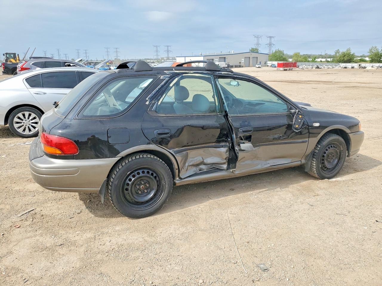 1998 Subaru Impreza Outback Black vin: JF1GF4854WH803754