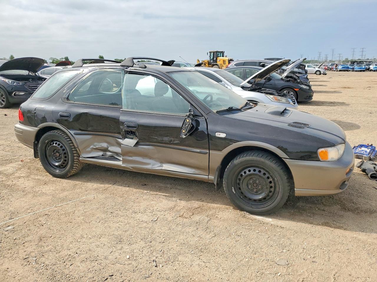 1998 Subaru Impreza Outback Black vin: JF1GF4854WH803754