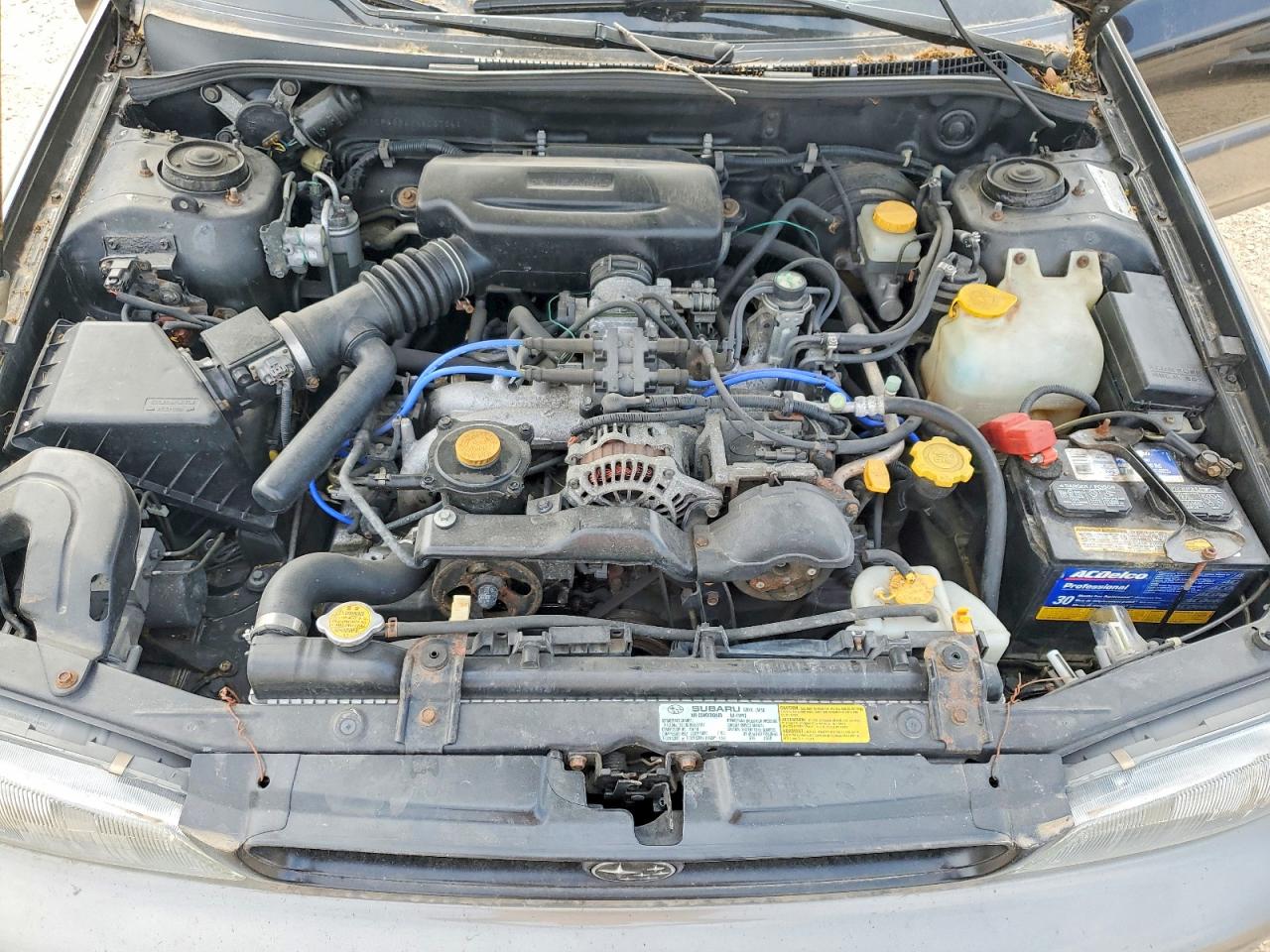 1998 Subaru Impreza Outback Black vin: JF1GF4854WH803754