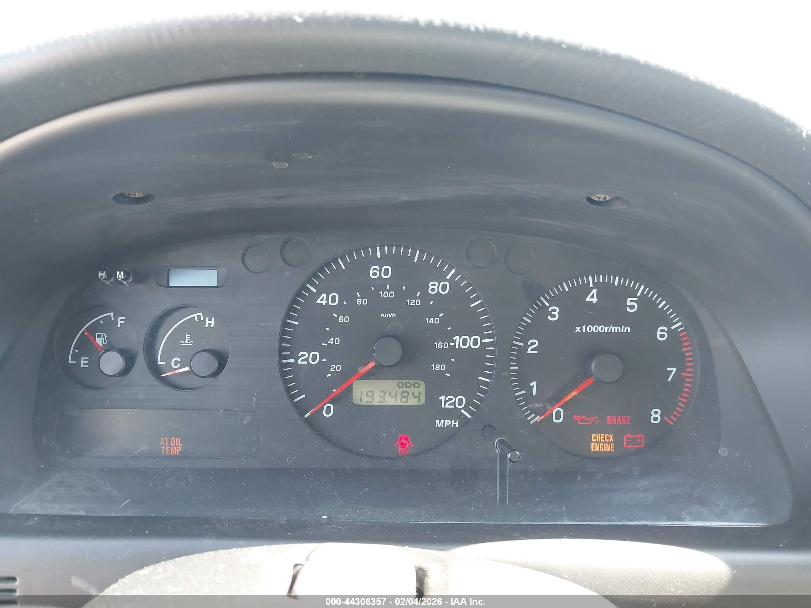 1998 Subaru Impreza Outback Sport White vin: JF1GF4854WH808484