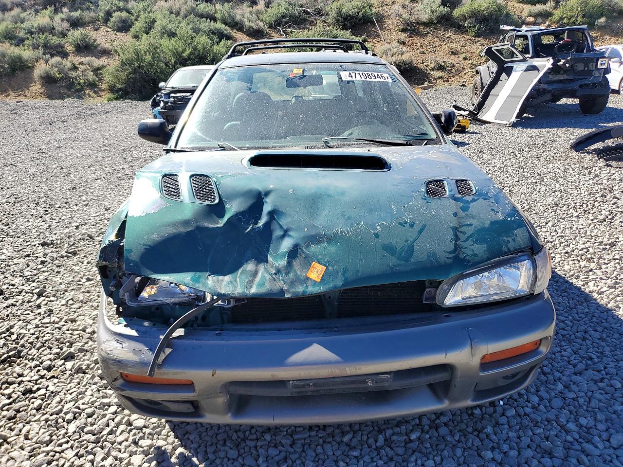 1998 Subaru Impreza Outback Green vin: JF1GF4854WH814690