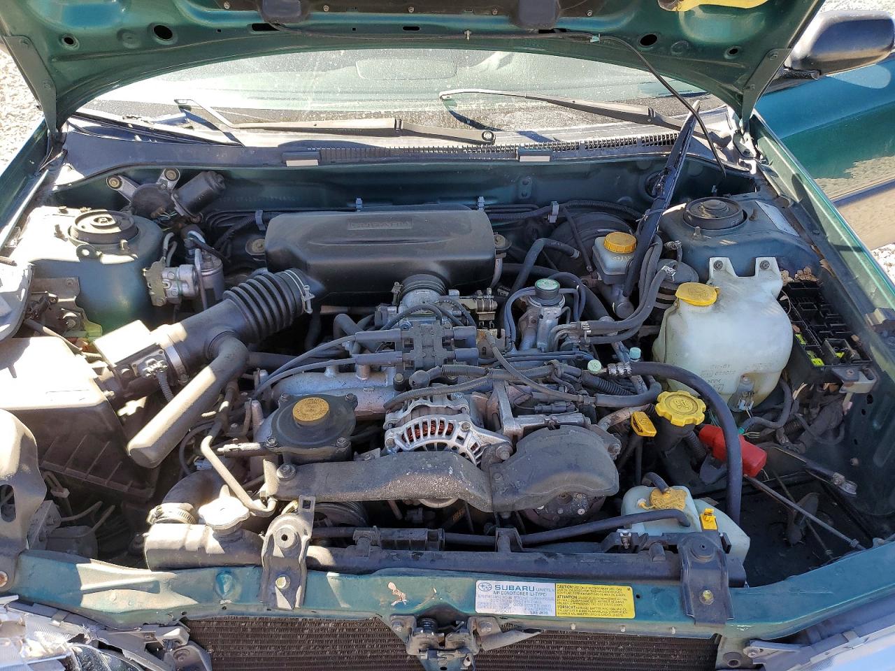 1998 Subaru Impreza Outback Green vin: JF1GF4854WH814690