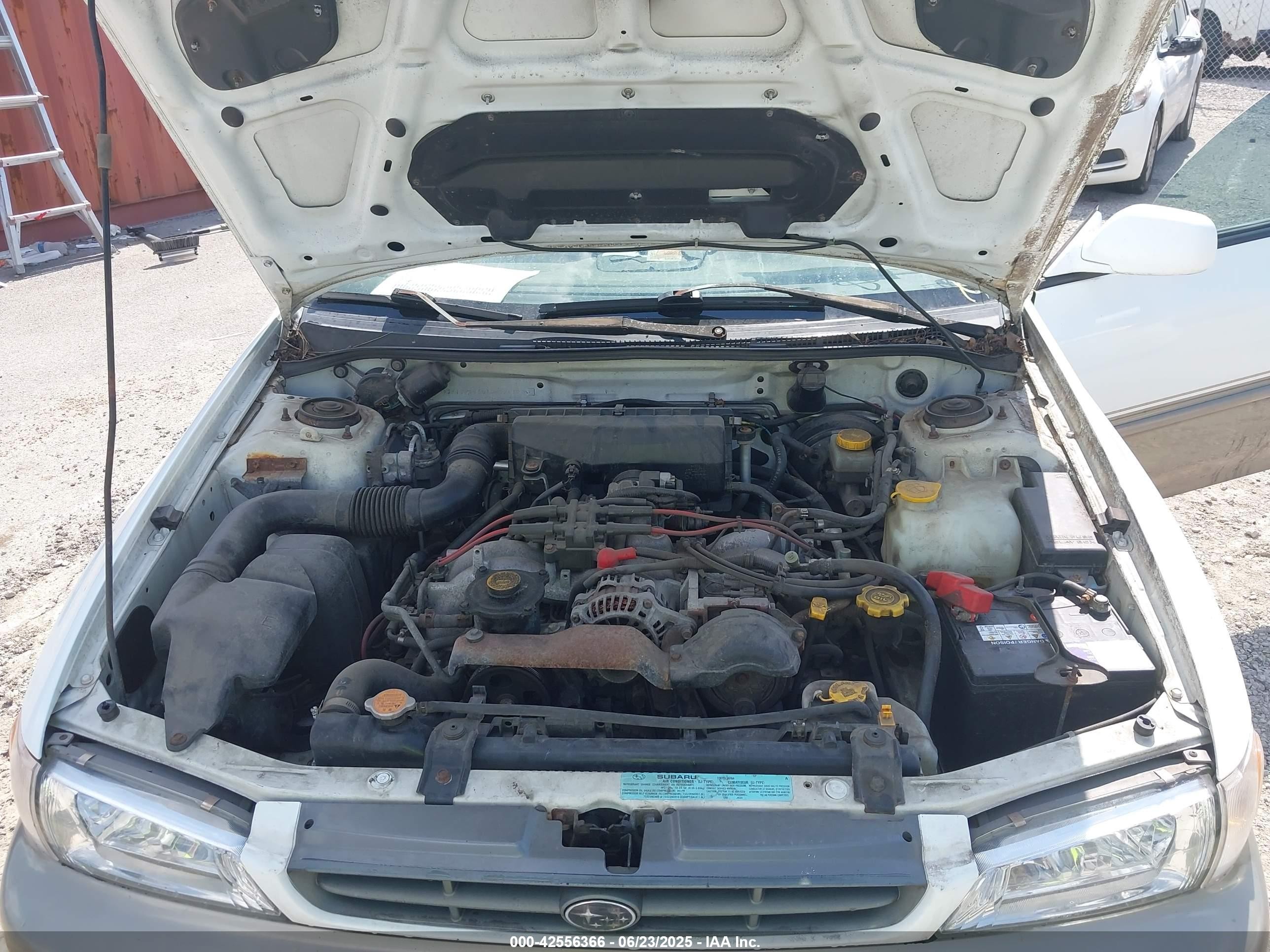 2001 Subaru Impreza Outback Sport   Белый vin: JF1GF48561G802412