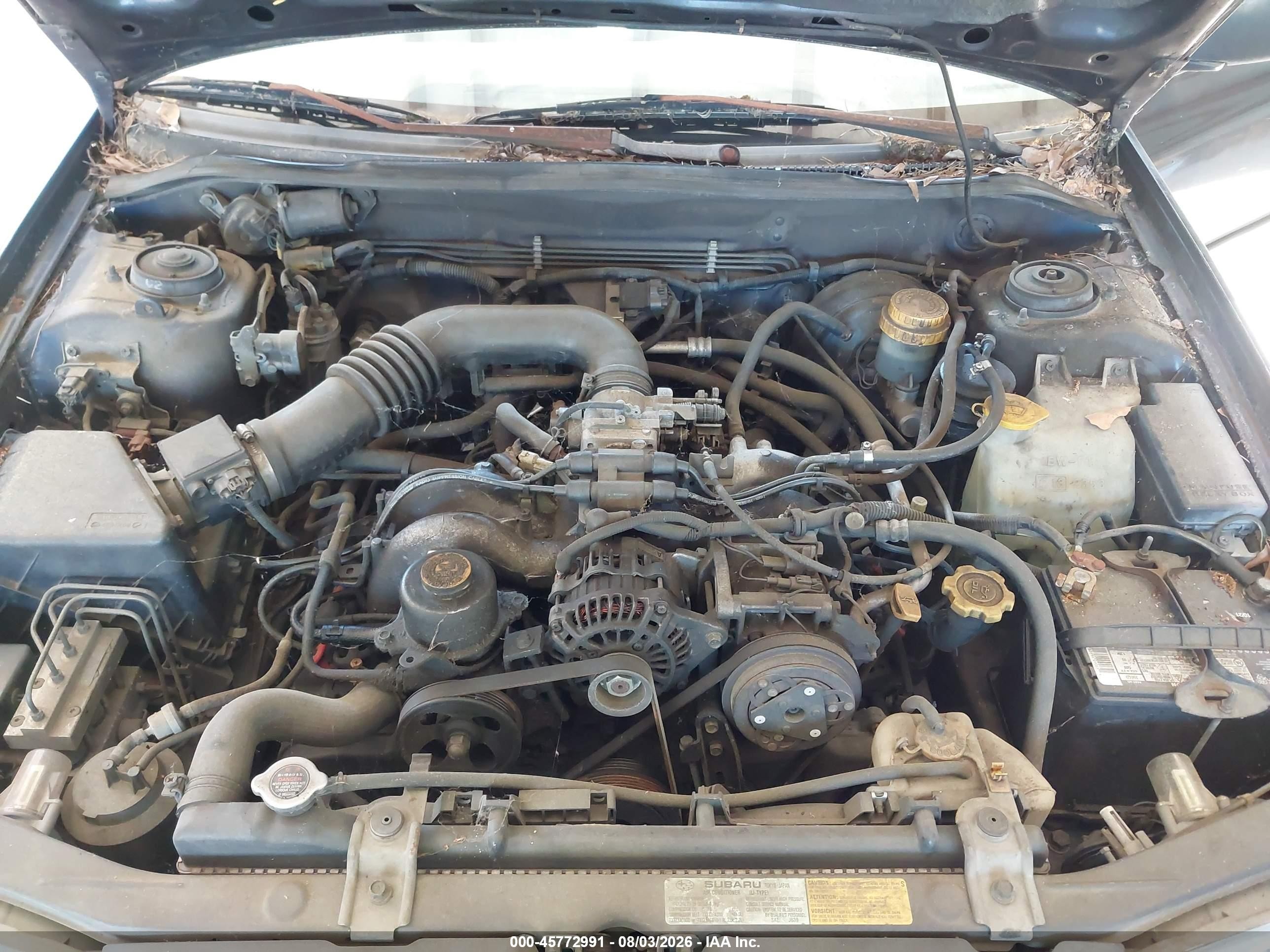1996 Subaru Impreza Outback Blue vin: JF1GF4856TG814191