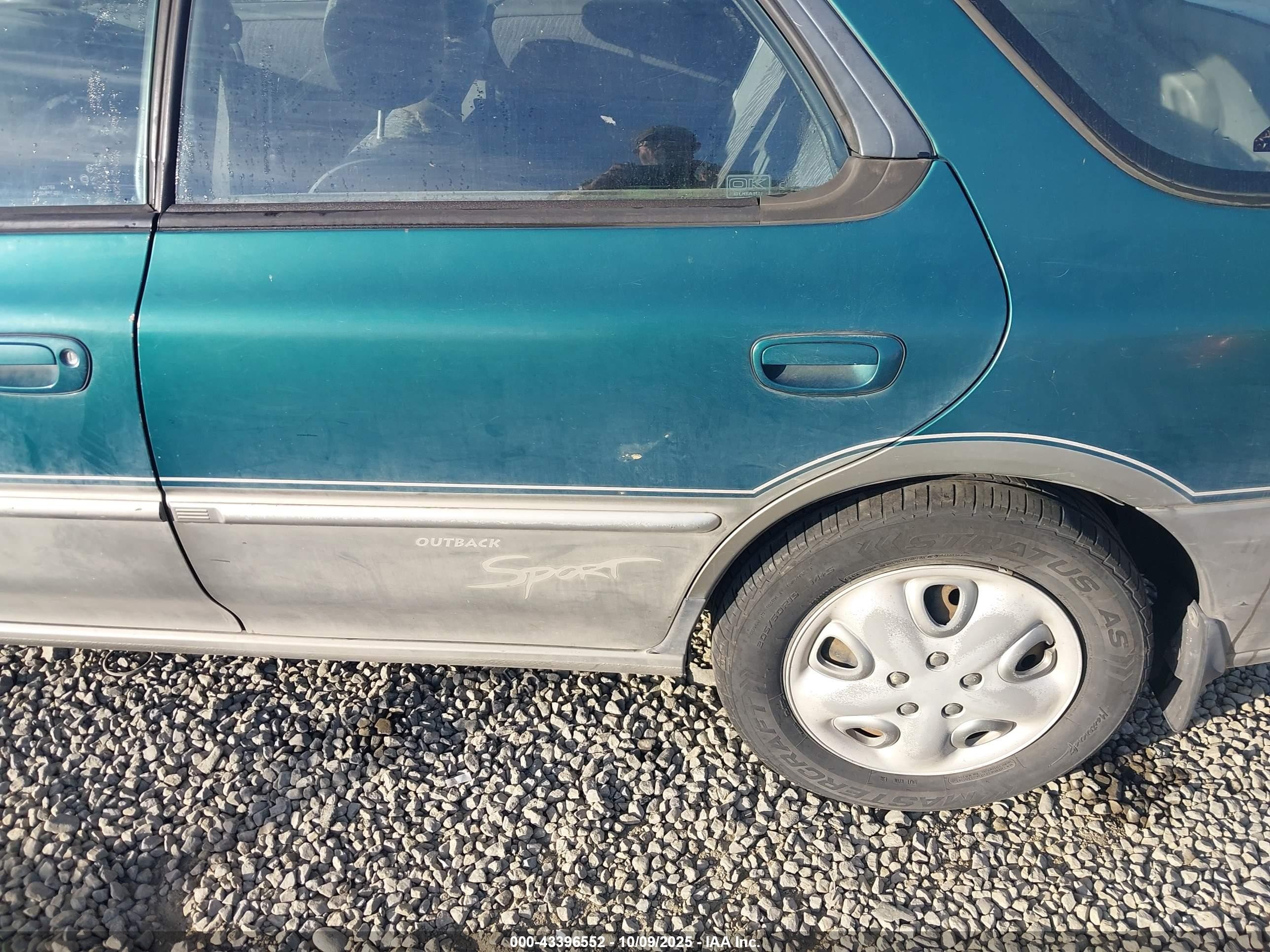 2001 Subaru Impreza Outback Sport   Green vin: JF1GF48571H800274