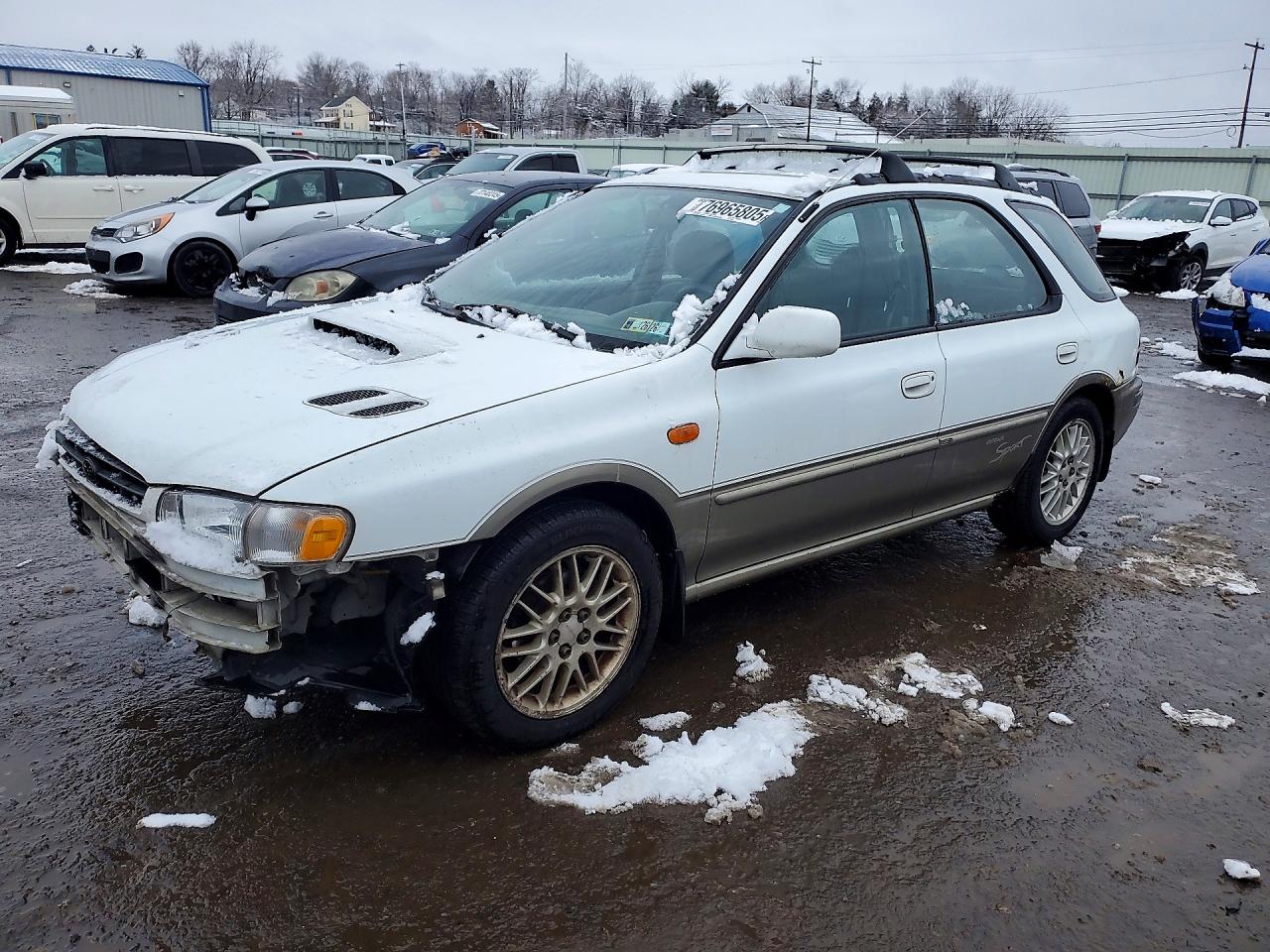 2001 Subaru Impreza Outback Sport Two Tone vin: JF1GF48571H802042