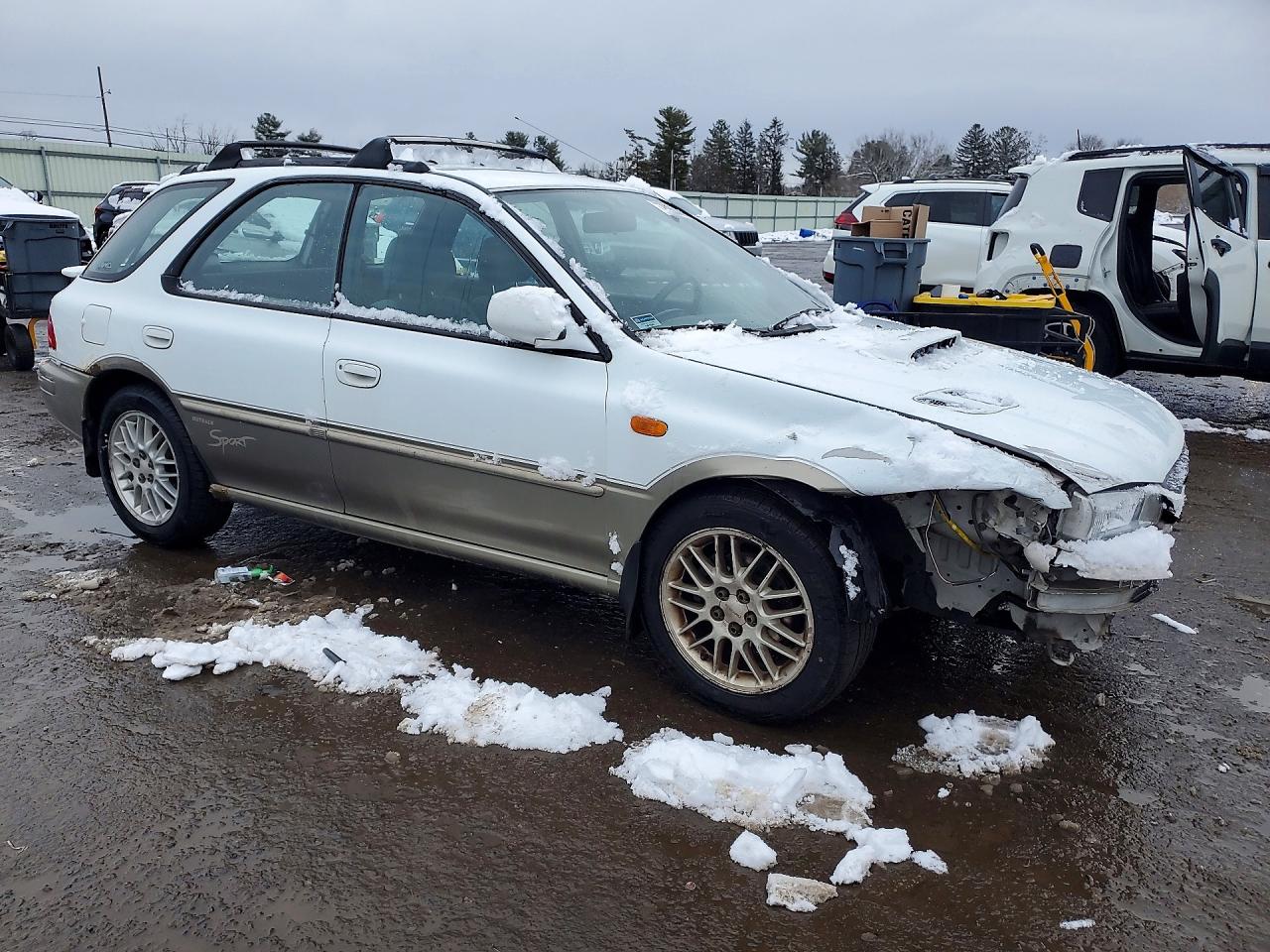 2001 Subaru Impreza Outback Sport Двухцветный vin: JF1GF48571H802042