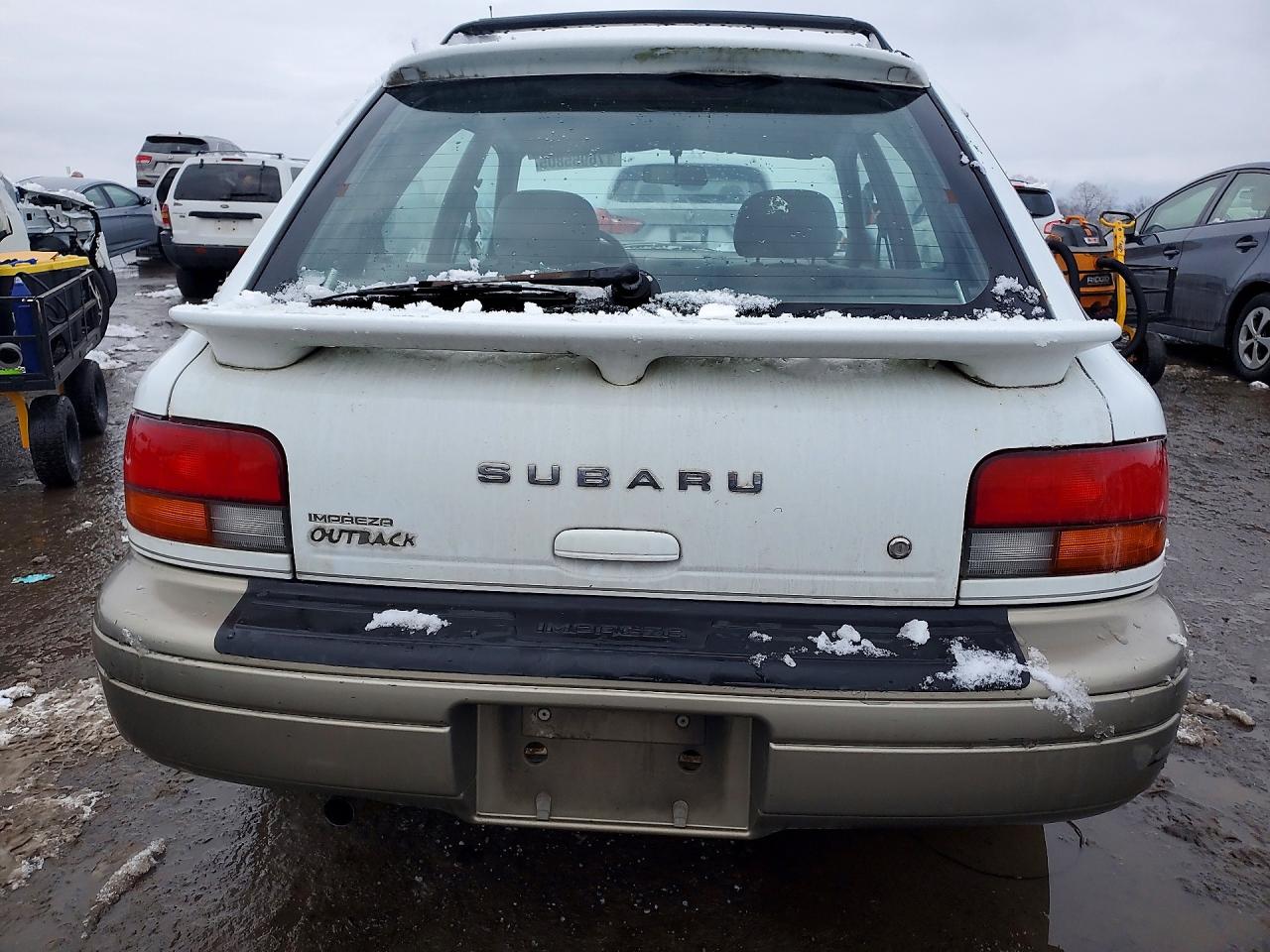 2001 Subaru Impreza Outback Sport Двухцветный vin: JF1GF48571H802042