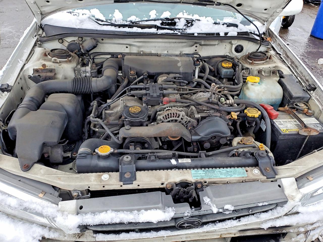2001 Subaru Impreza Outback Sport Двухцветный vin: JF1GF48571H802042