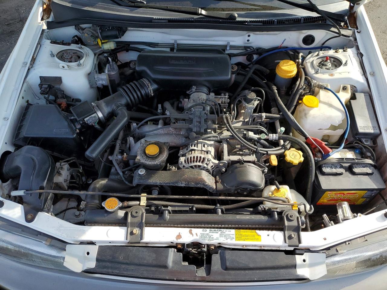 1997 Subaru Impreza Outback White vin: JF1GF4857VH810129