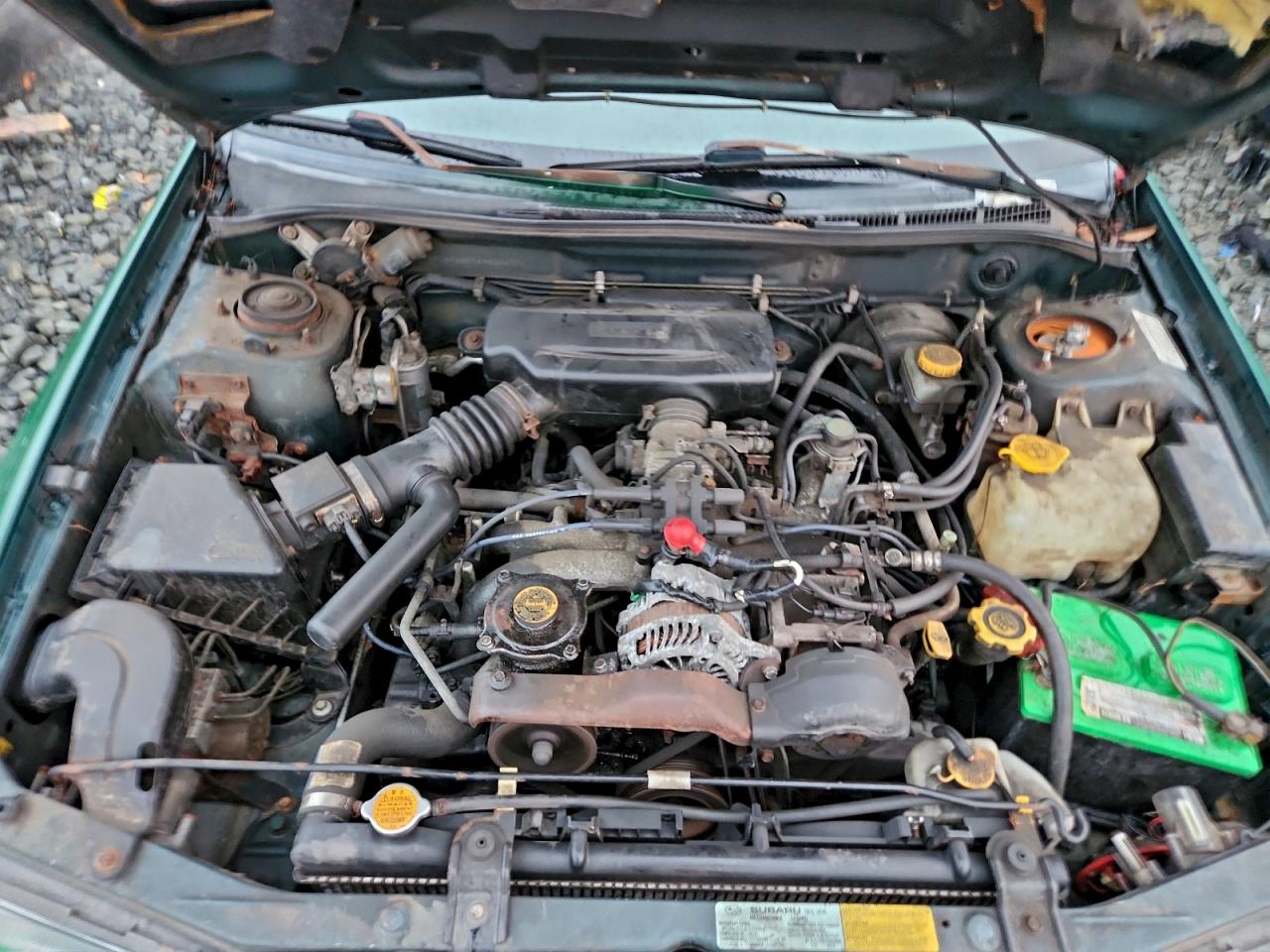 1998 Subaru Impreza Outback Green vin: JF1GF4857WH802470