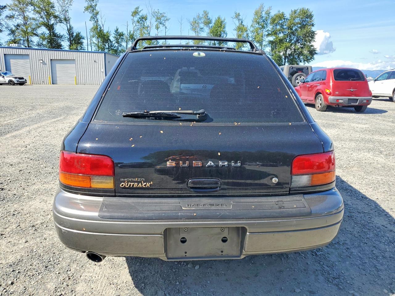 1998 Subaru Impreza Outback Black vin: JF1GF4857WH804798
