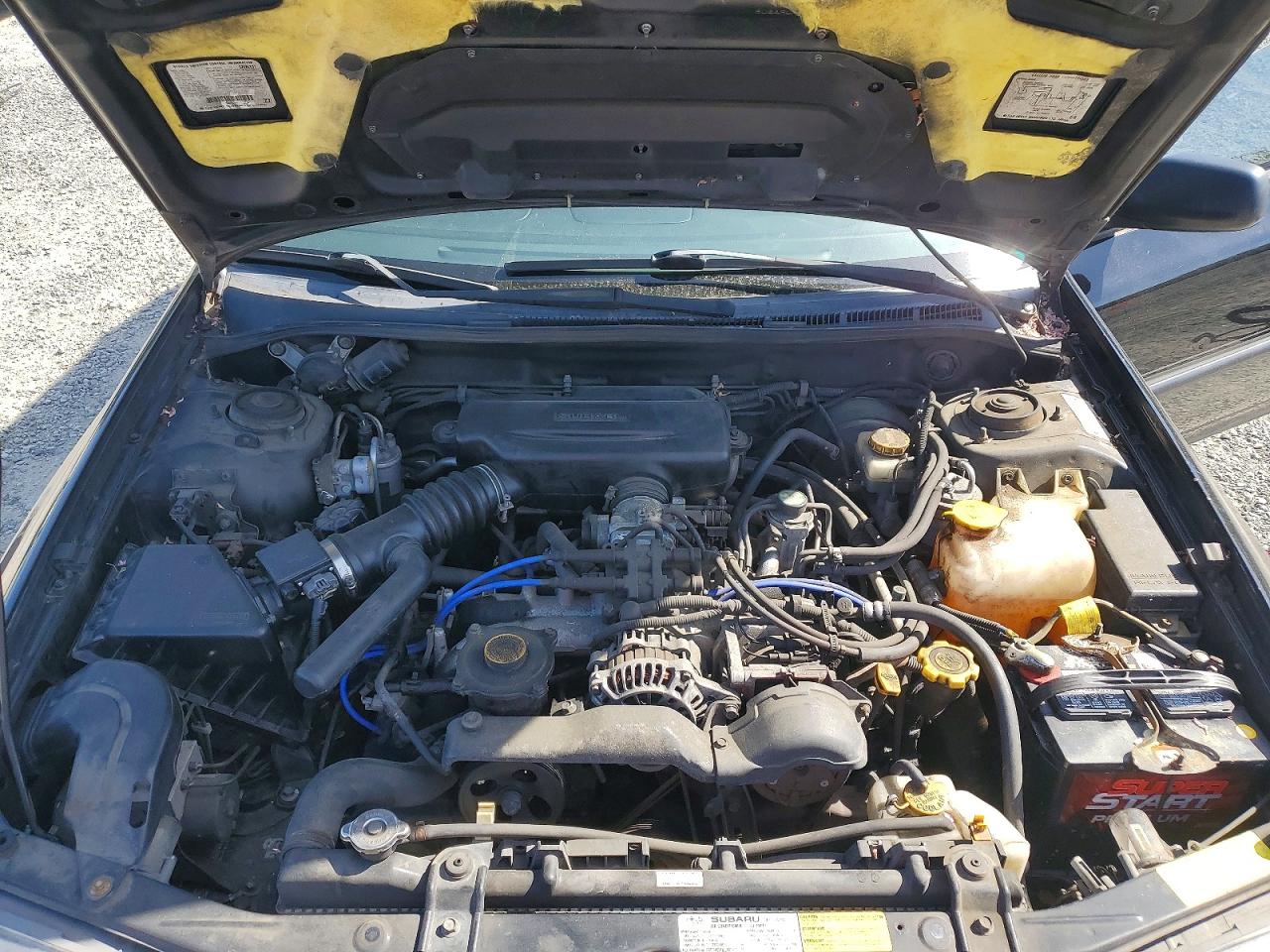 1998 Subaru Impreza Outback Black vin: JF1GF4857WH804798