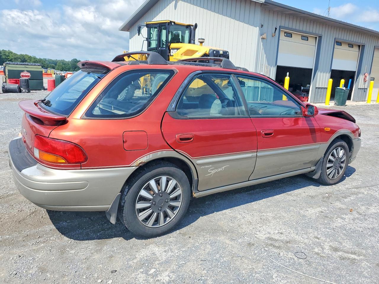 2000 Subaru Impreza Outback Sport Red vin: JF1GF4857YH807610
