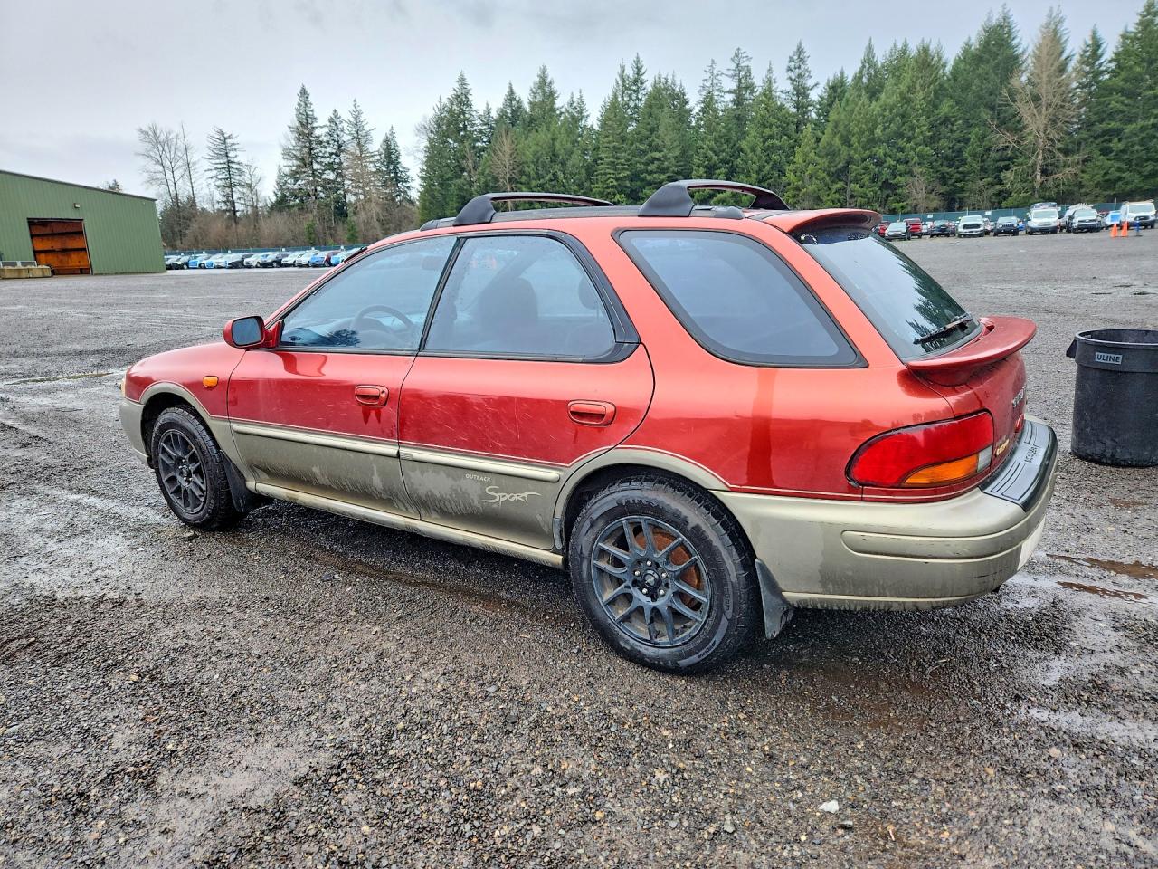 2001 Subaru Impreza Outback Sport Orange vin: JF1GF48581H802678