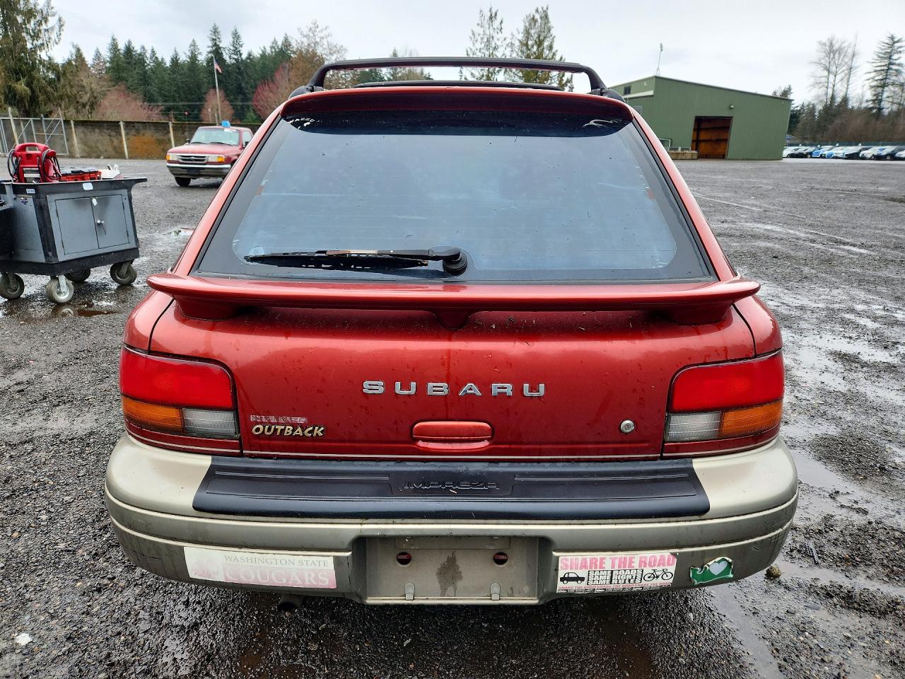 2001 Subaru Impreza Outback Sport Orange vin: JF1GF48581H802678