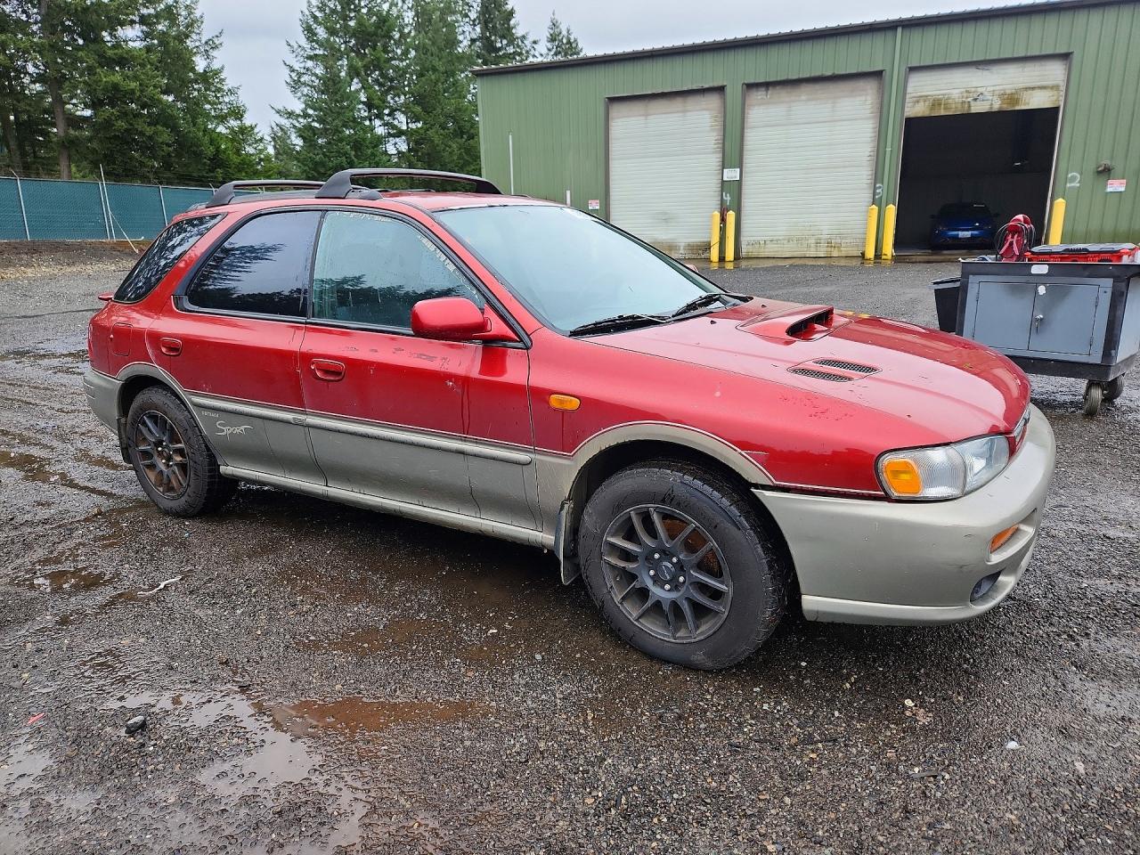2001 Subaru Impreza Outback Sport Orange vin: JF1GF48581H802678