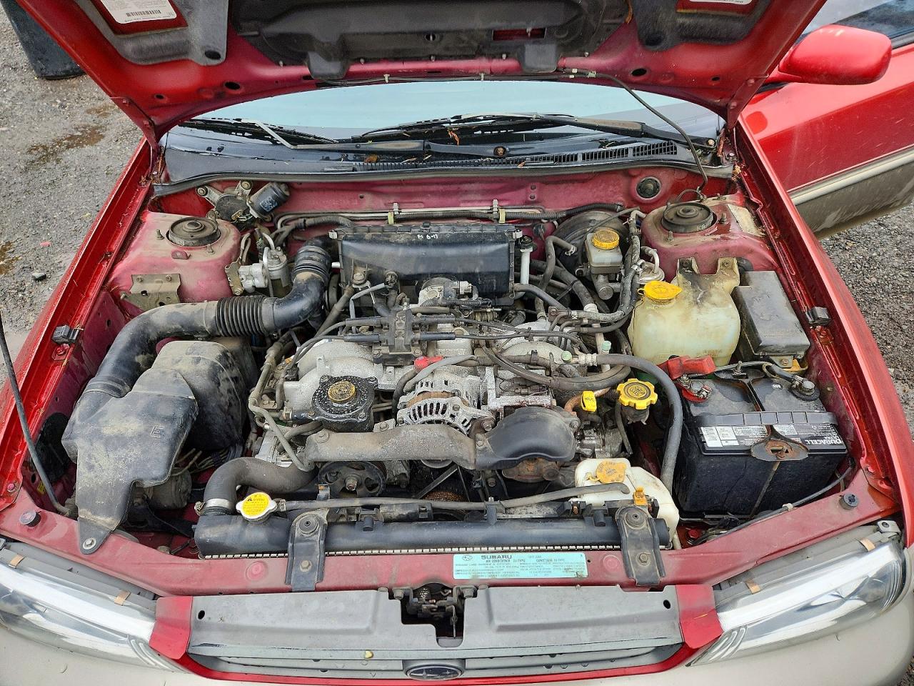 2001 Subaru Impreza Outback Sport Orange vin: JF1GF48581H802678