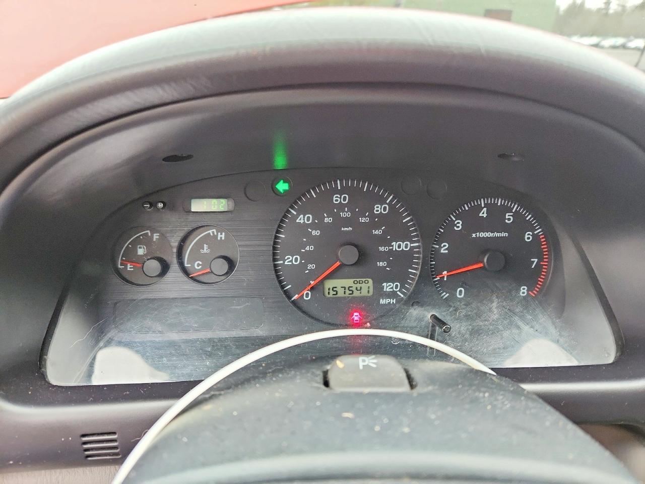 2001 Subaru Impreza Outback Sport Orange vin: JF1GF48581H802678