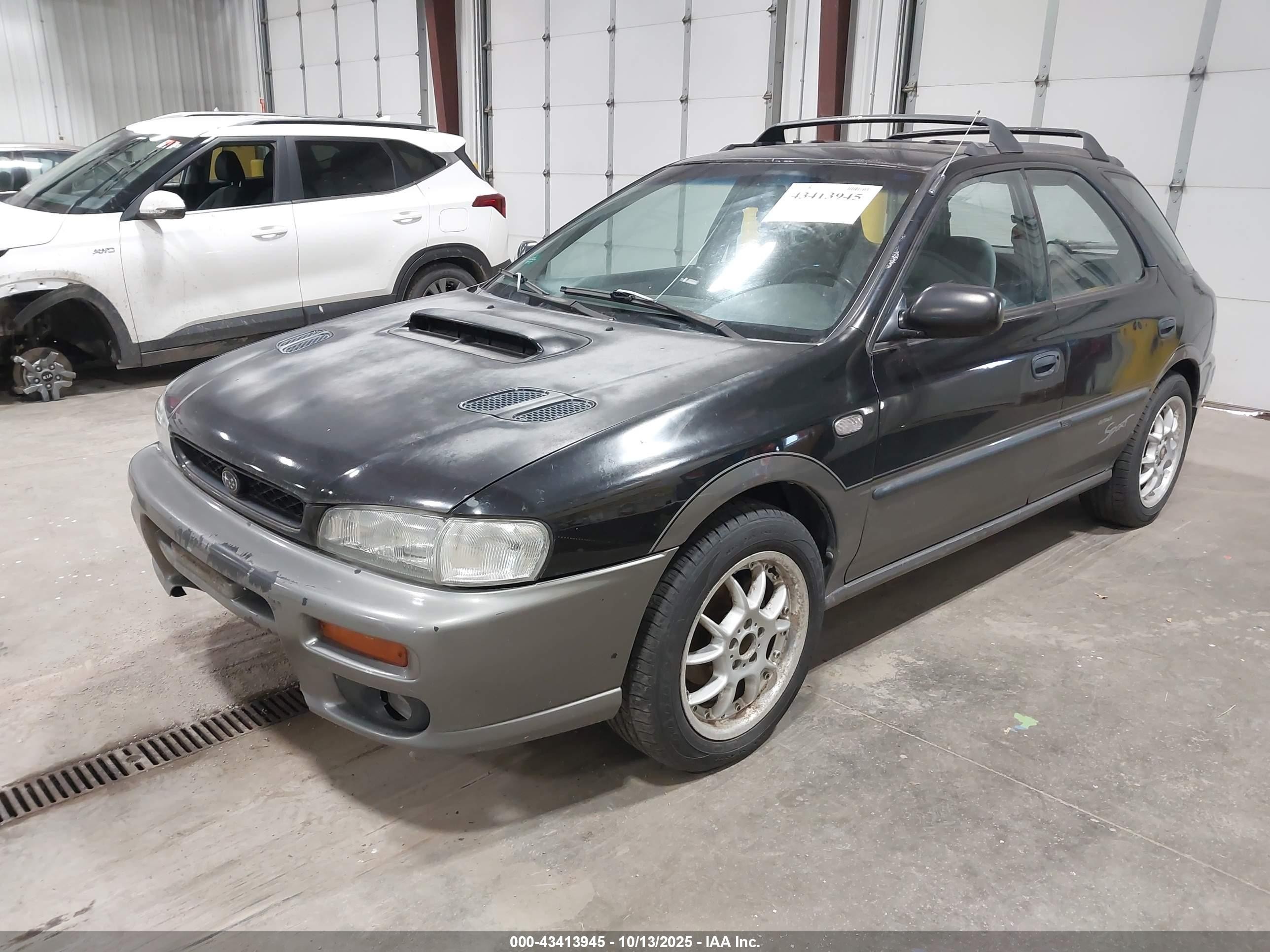 1998 Subaru Impreza Outback Sport Black vin: JF1GF4858WG814178