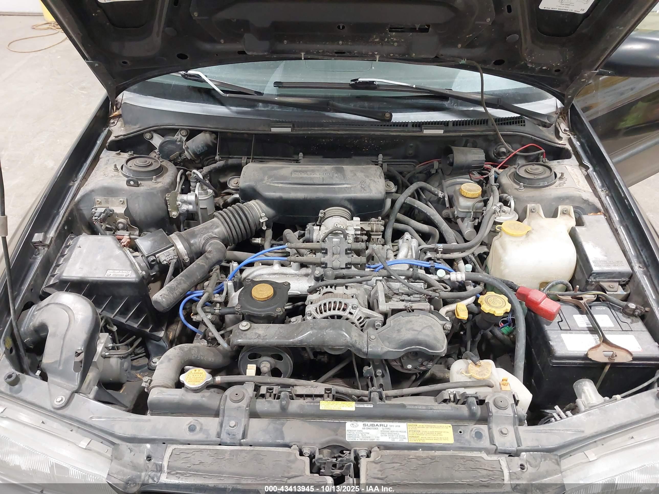 1998 Subaru Impreza Outback Sport Black vin: JF1GF4858WG814178