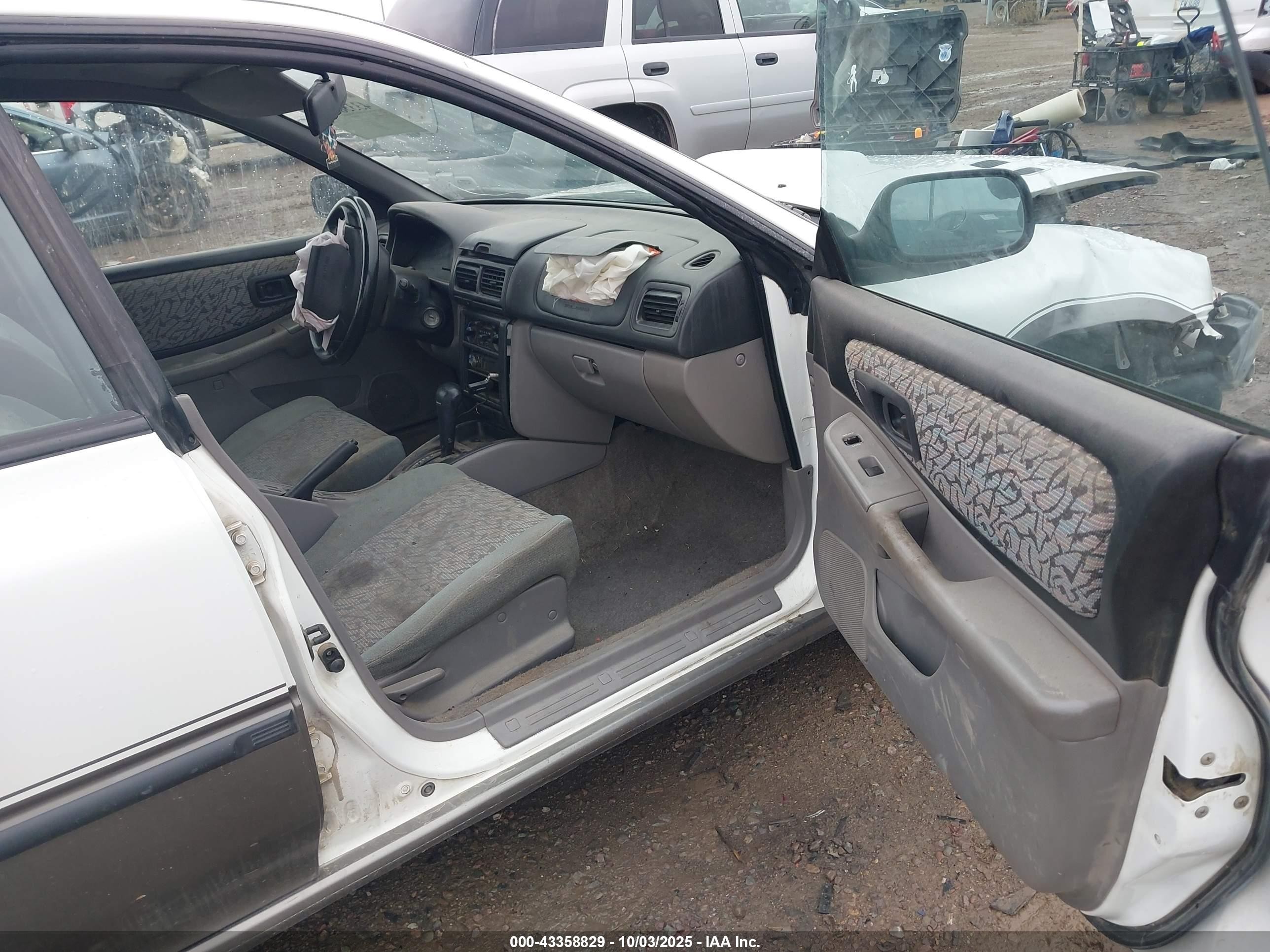 1998 Subaru Impreza Outback Sport White vin: JF1GF4858WH808245
